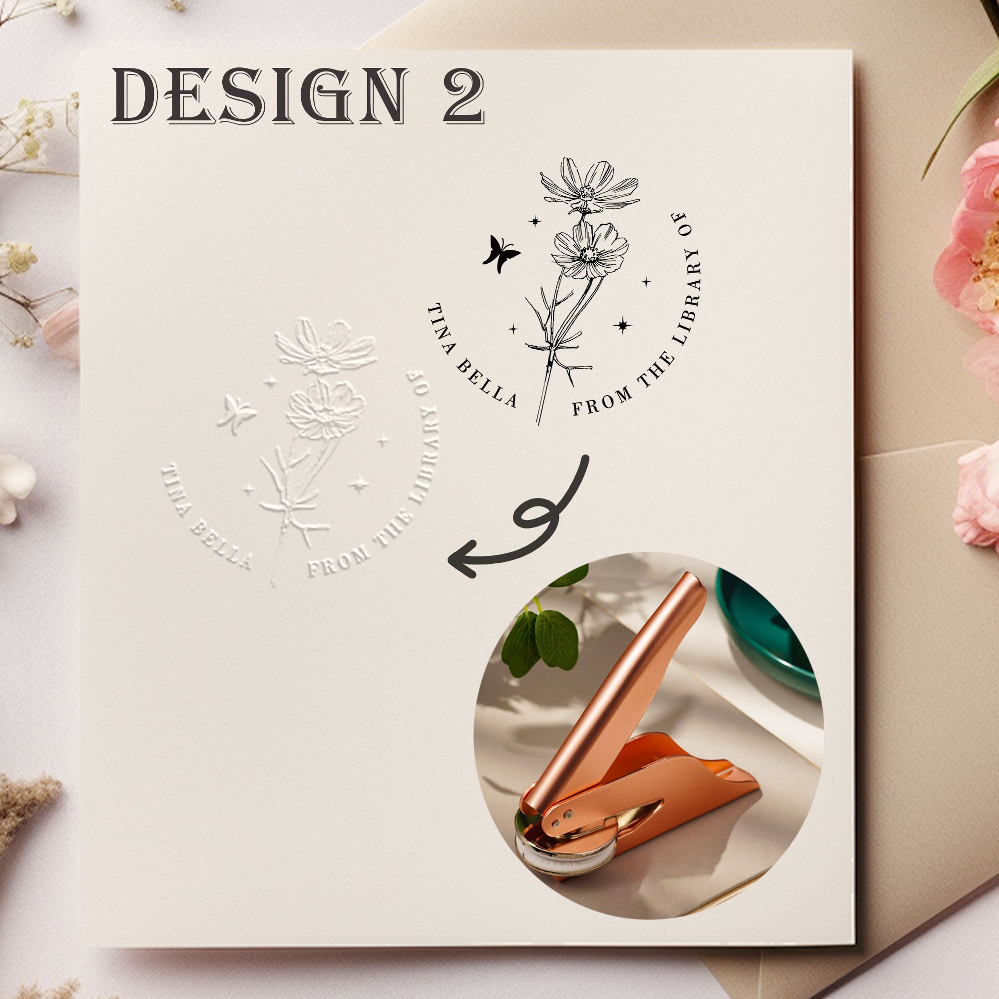 Custom Rustic Book Embosser