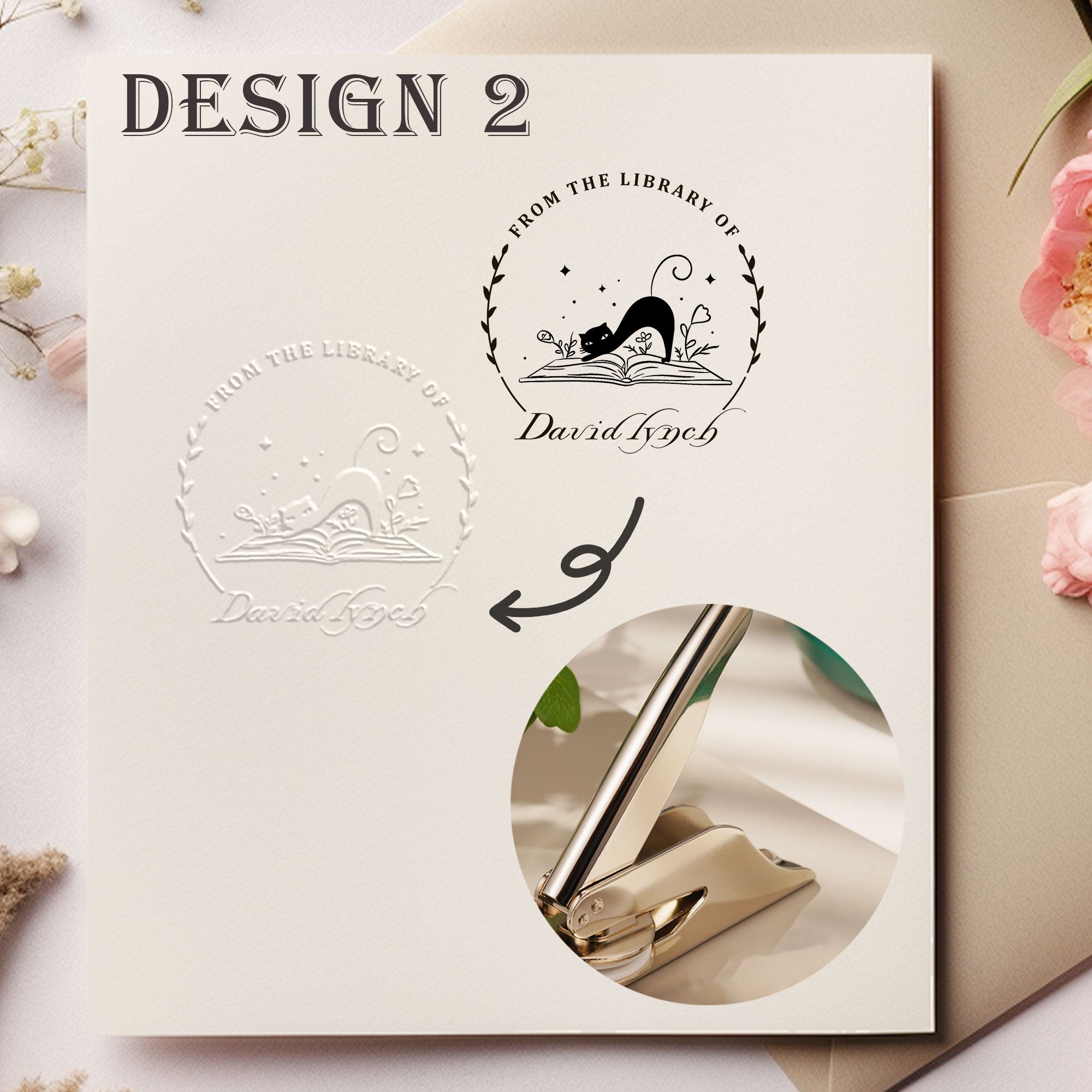 Custom Author Book Embosser