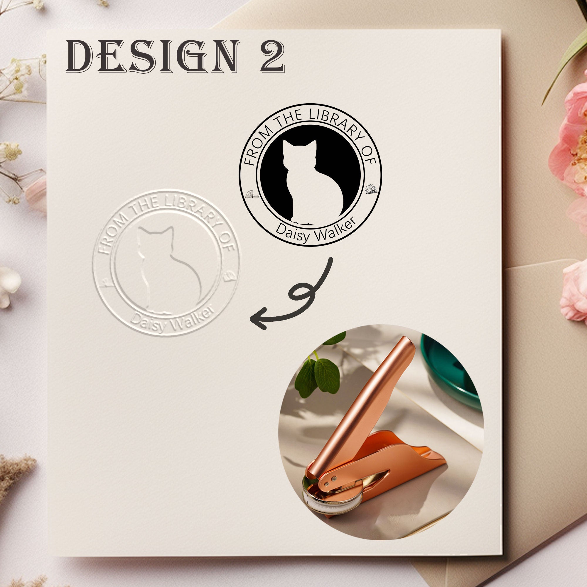 Custom Modern Book Embosser