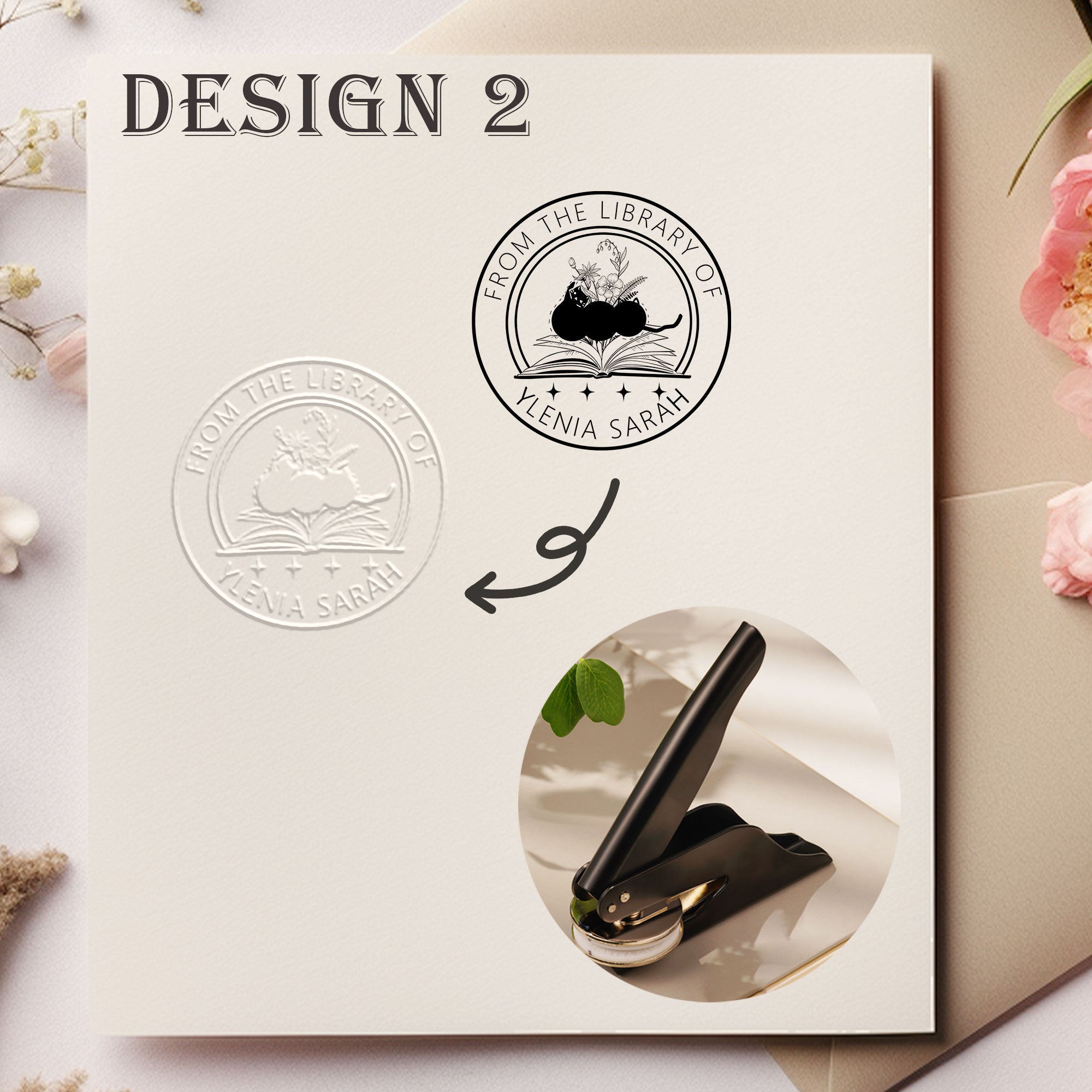 Custom Library Book Embosser
