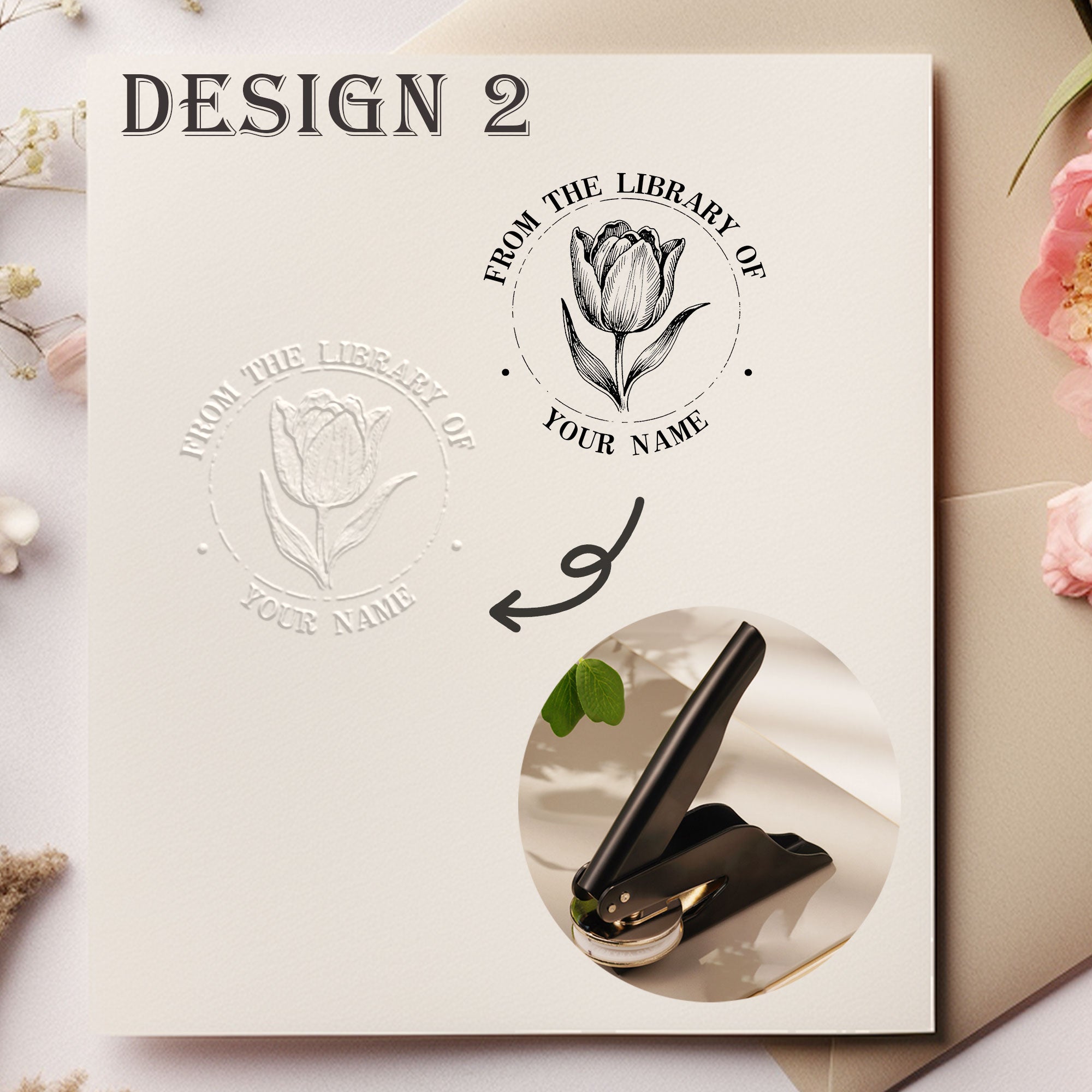 Custom Rustic Book Embosser