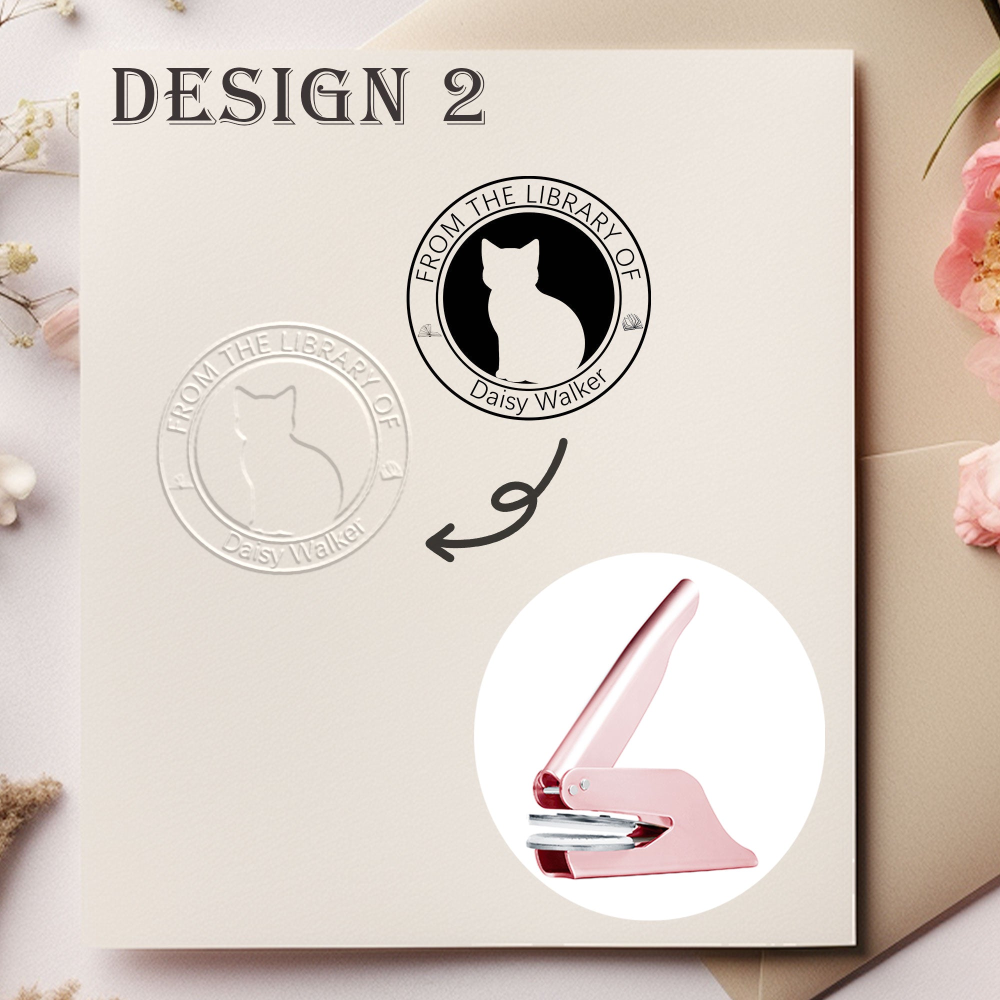 Custom Modern Book Embosser