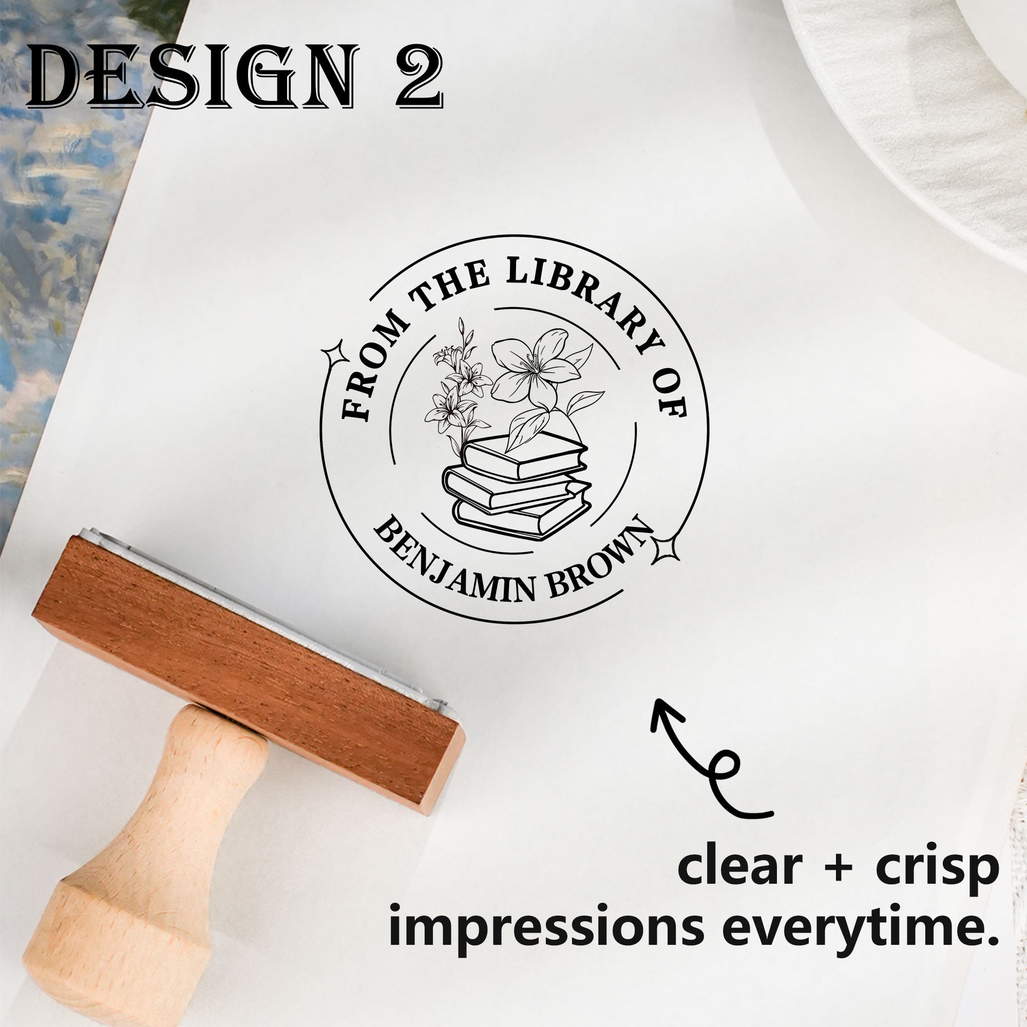 Custom Creative Wood Stamp