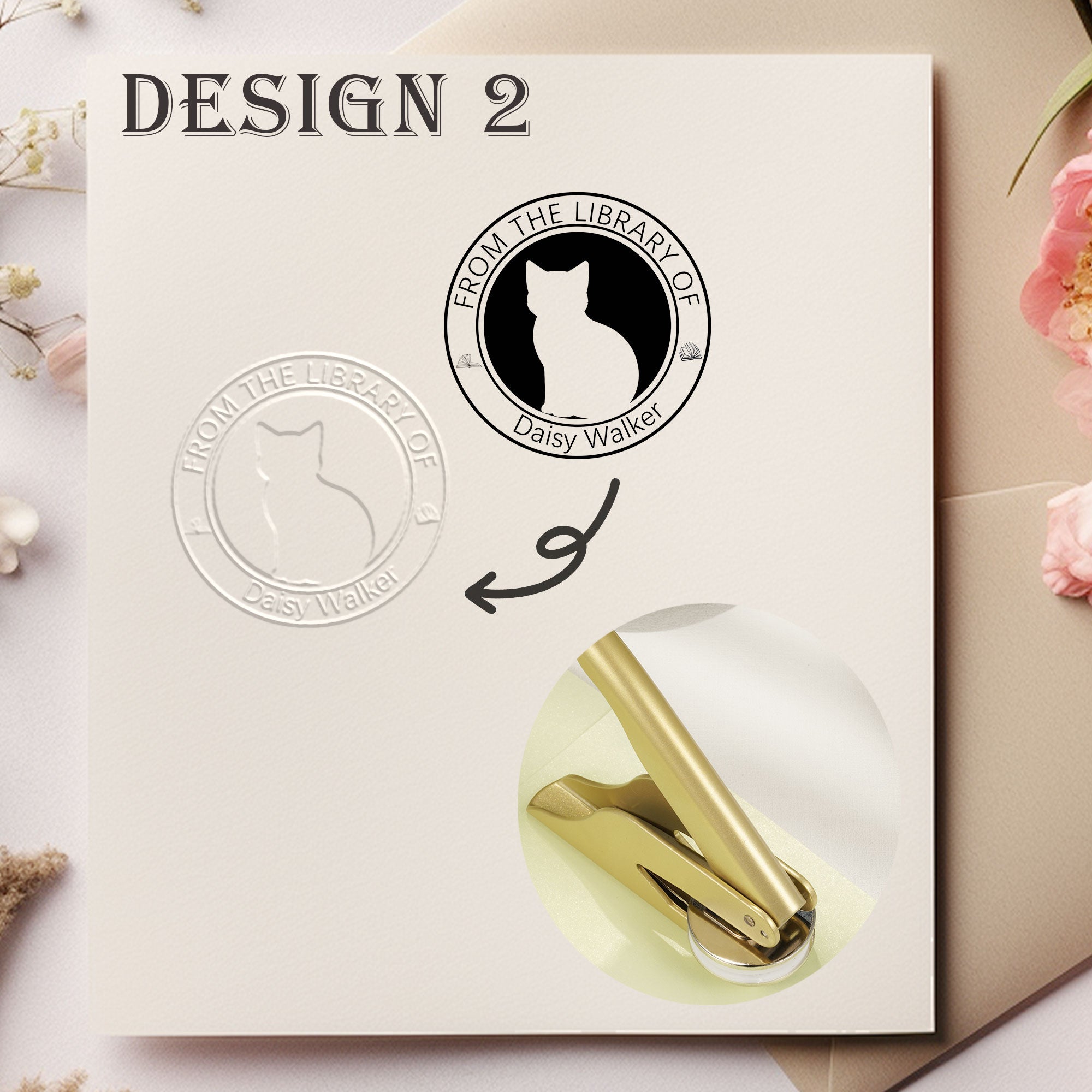 Custom Modern Book Embosser
