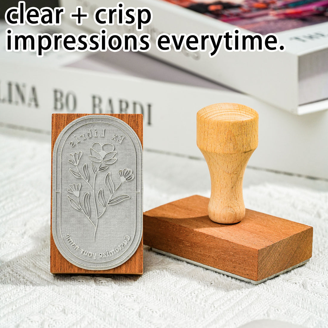 Customized Art Bookplate Stamp