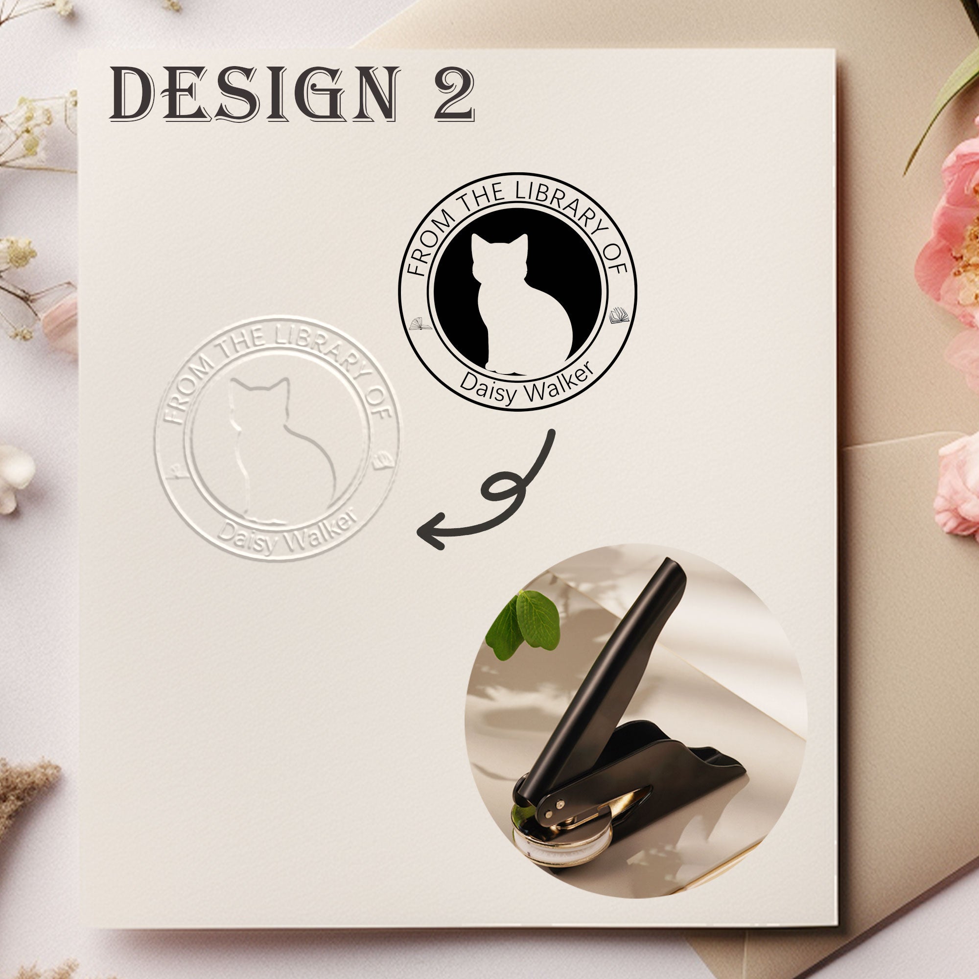 Custom Modern Book Embosser