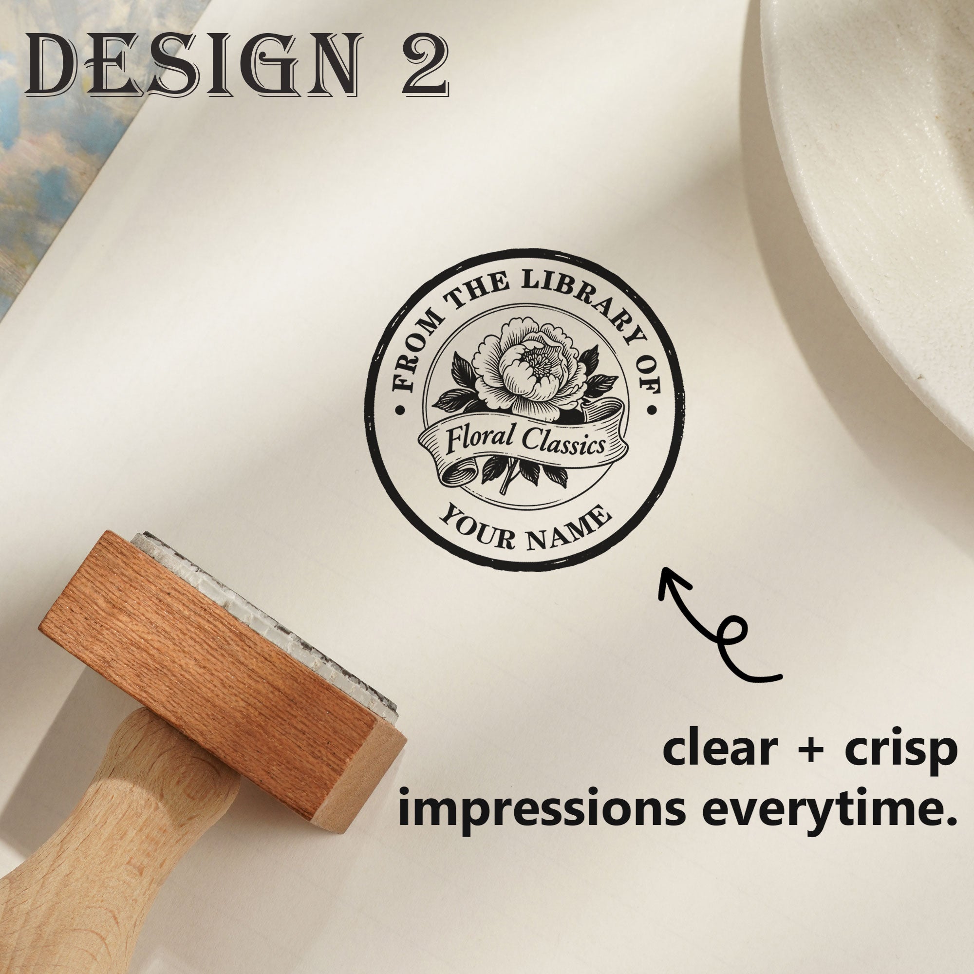 Custom Craft Stamp for DIY Crafts
