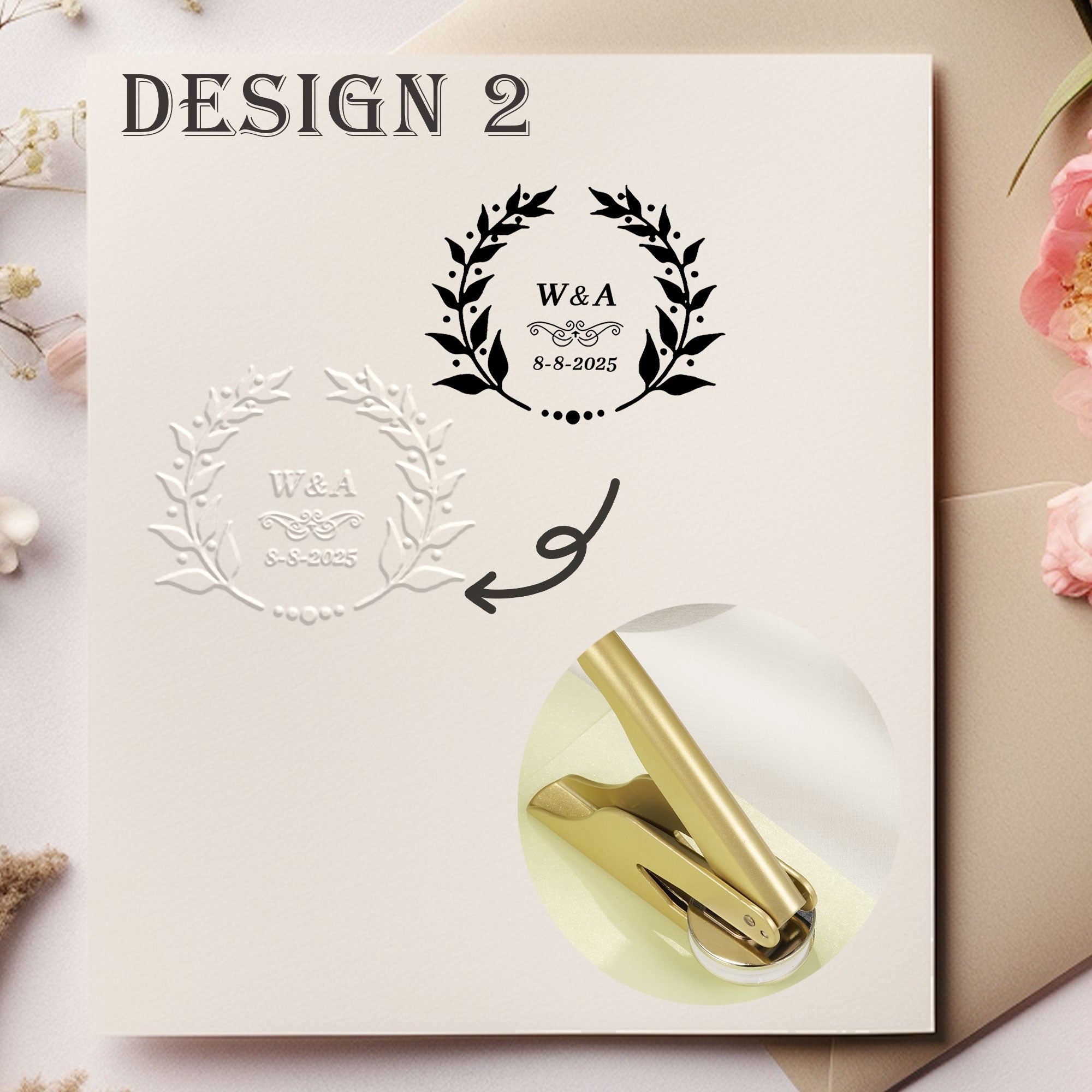 Custom Creative Wedding Embosser