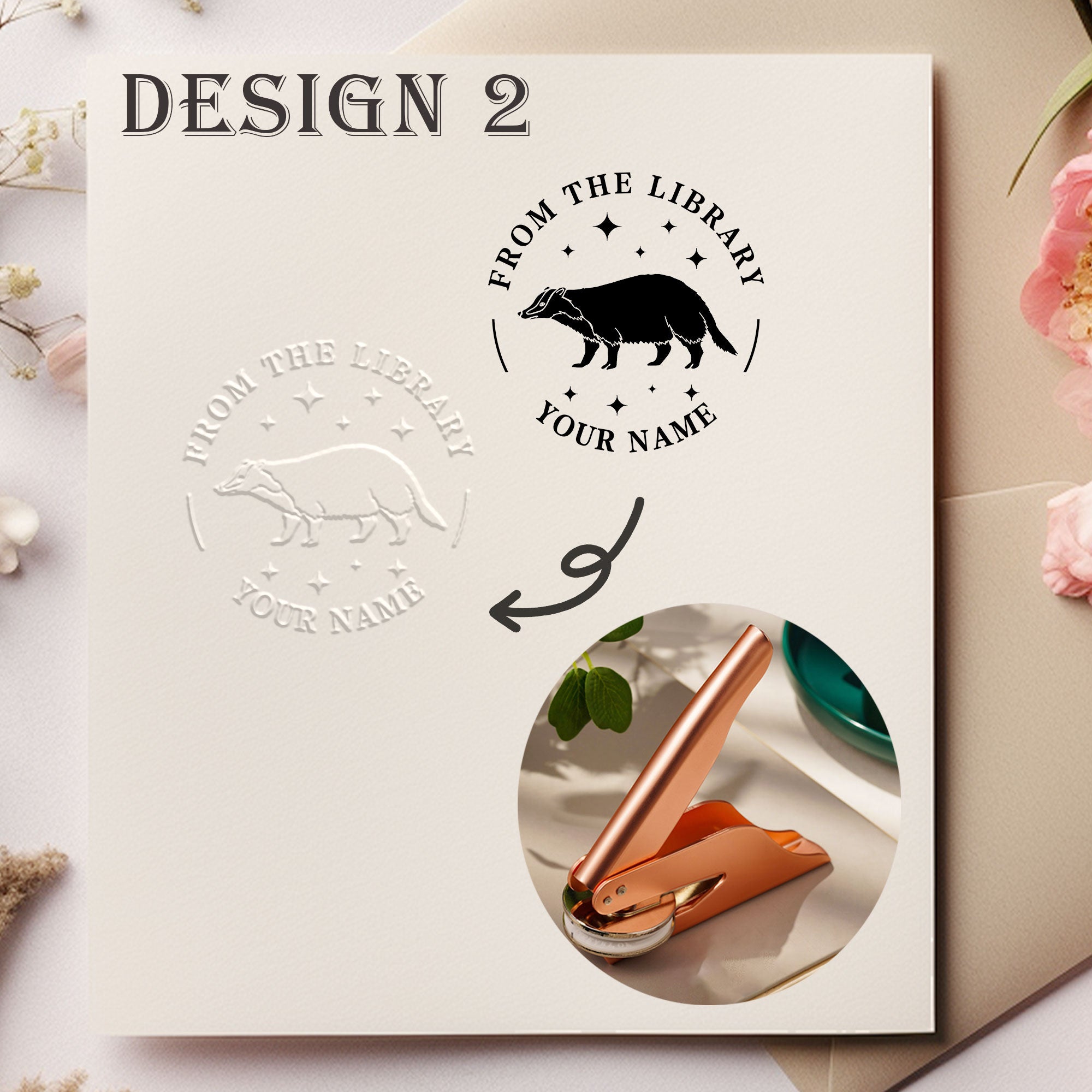 Custom Home Stationery Embosser