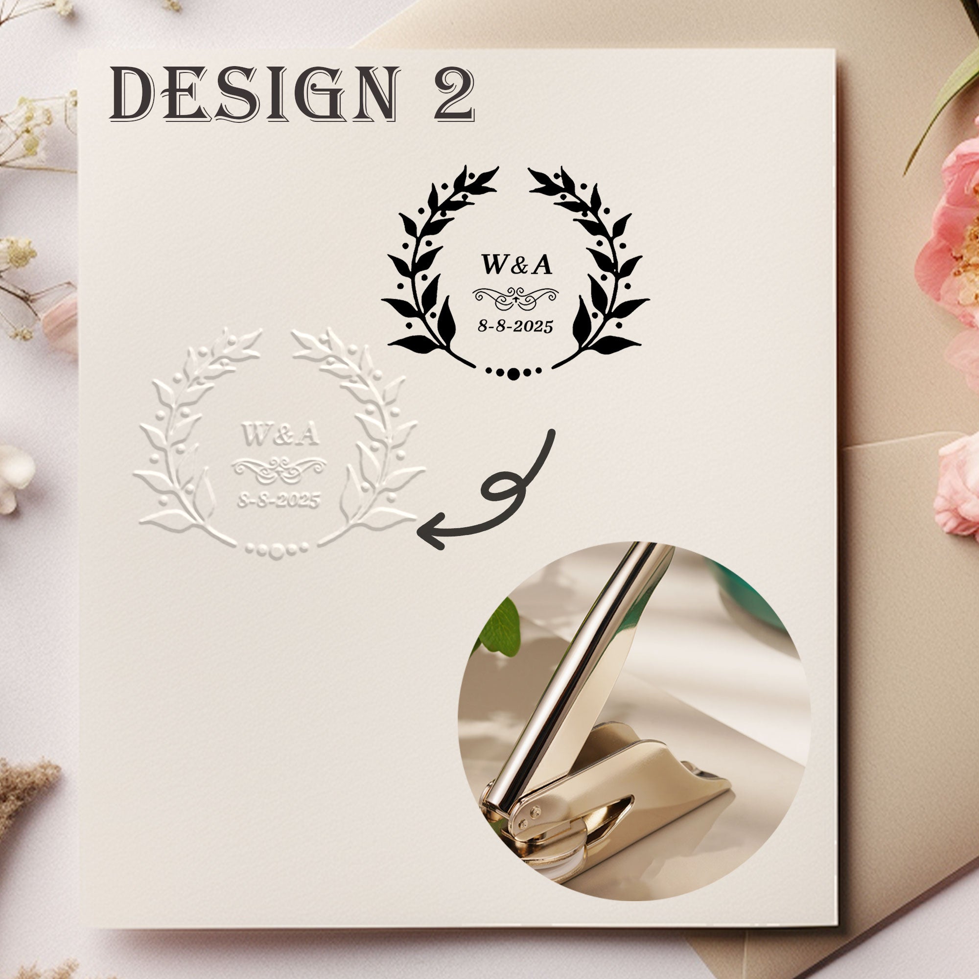 Custom Creative Wedding Embosser