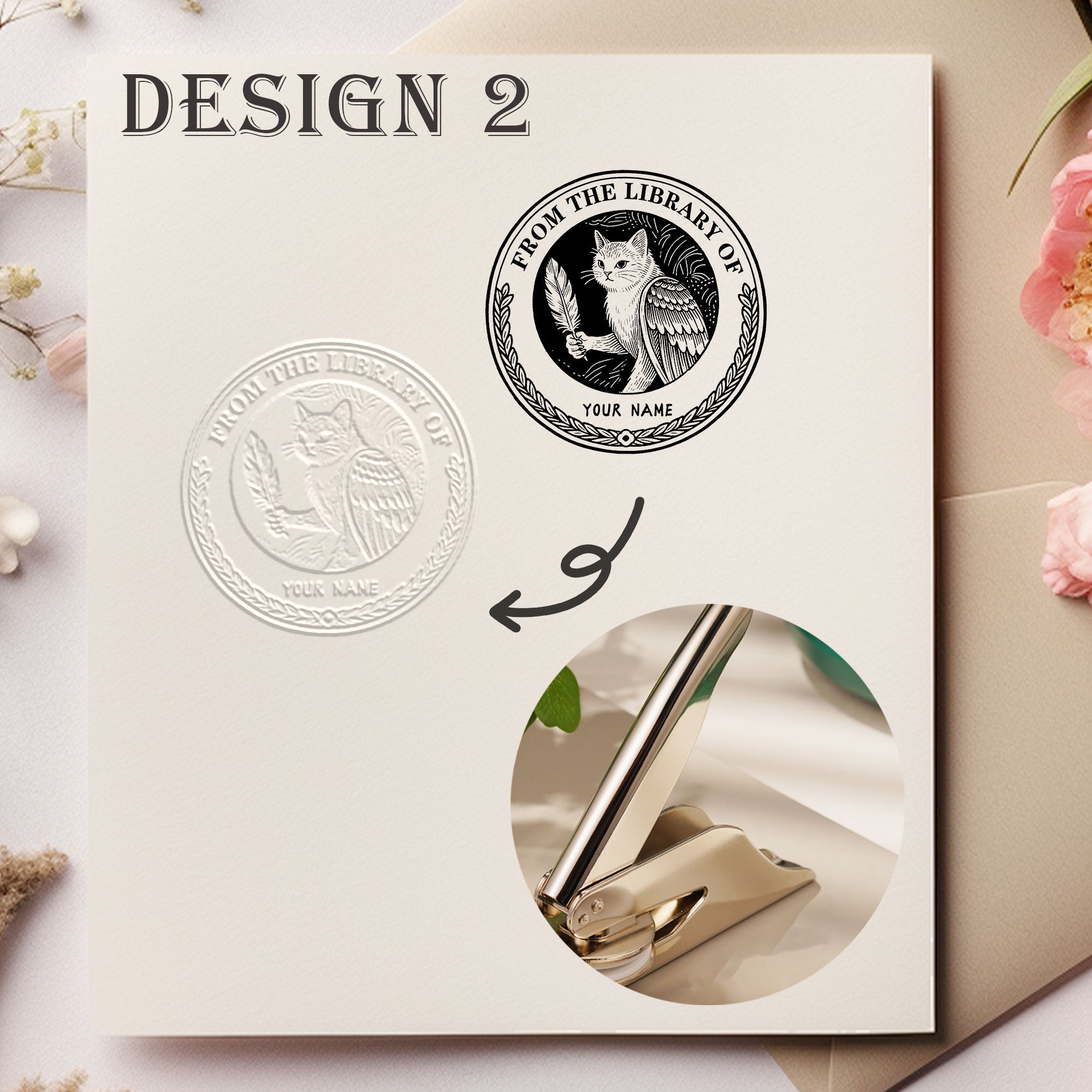 Custom Library Book Embosser