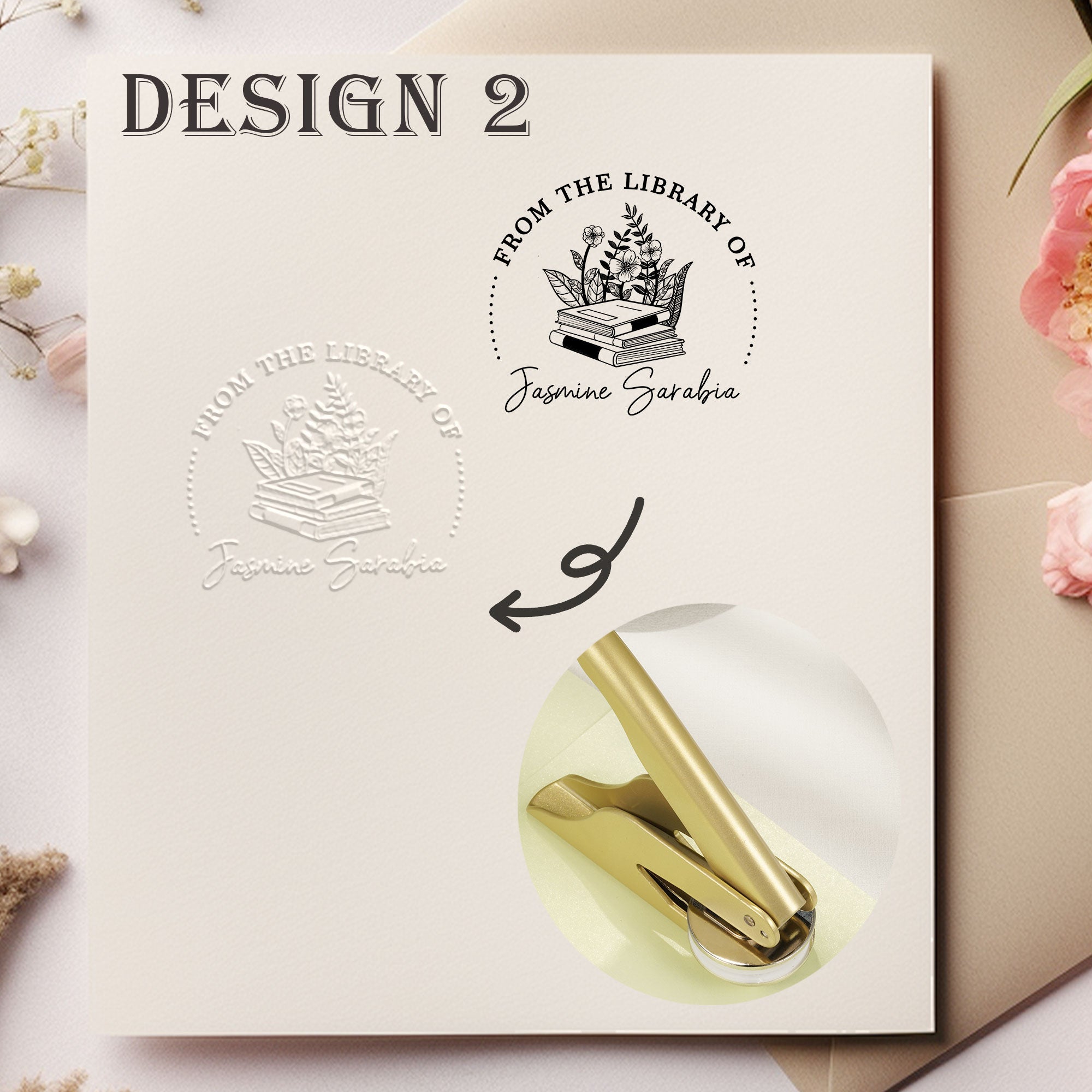 Custom Bookplate Embosser
