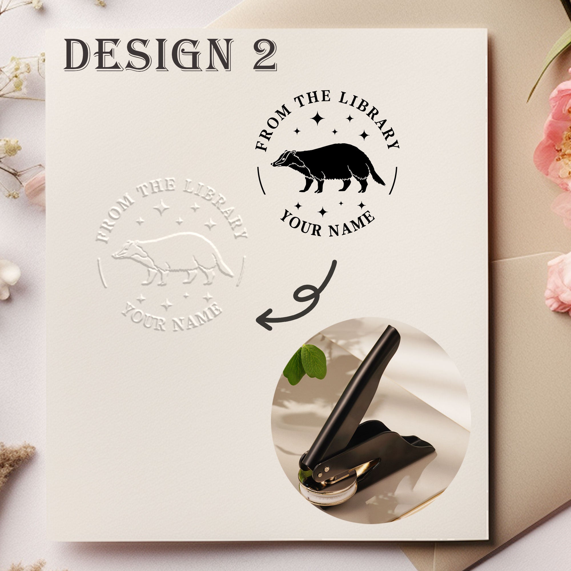 Custom Home Stationery Embosser