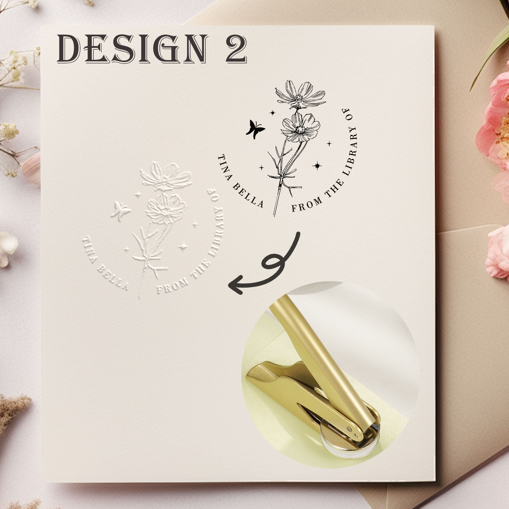 Custom Rustic Book Embosser