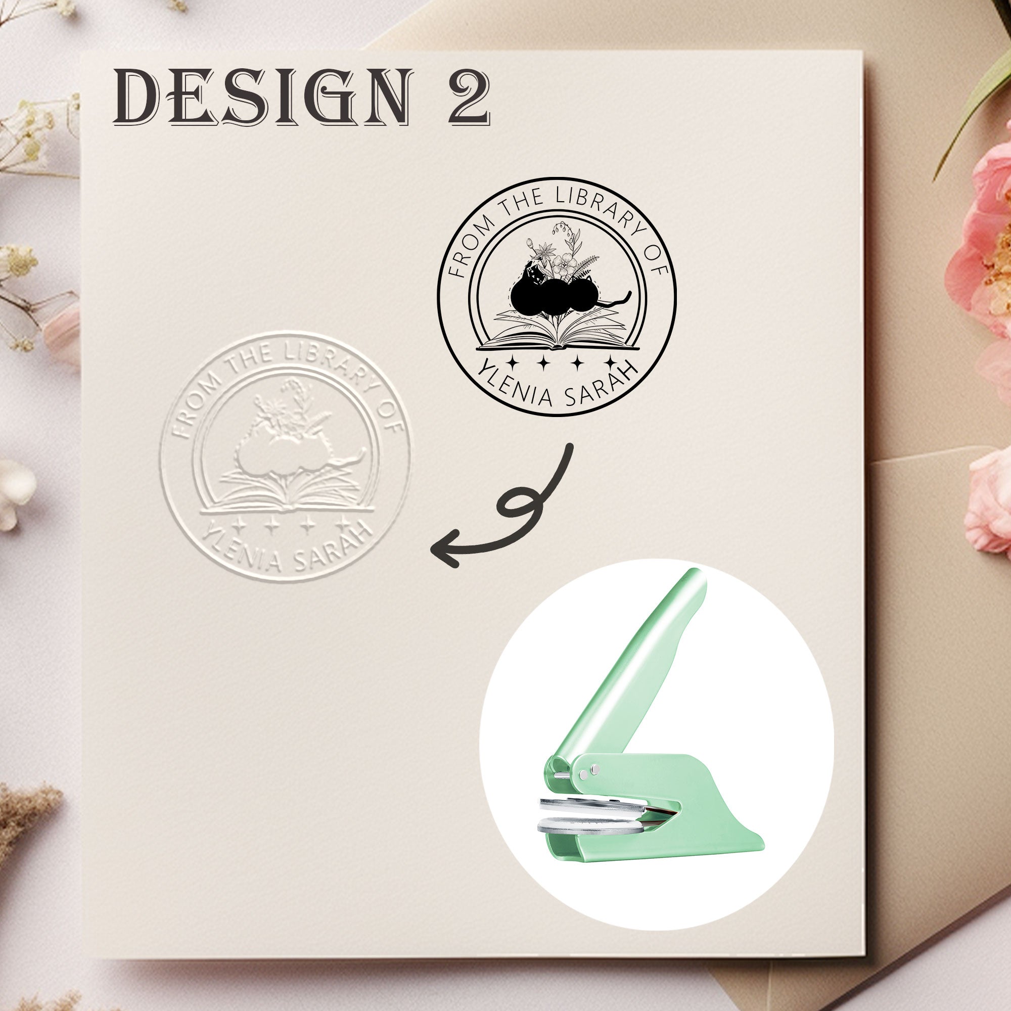 Custom Library Book Embosser