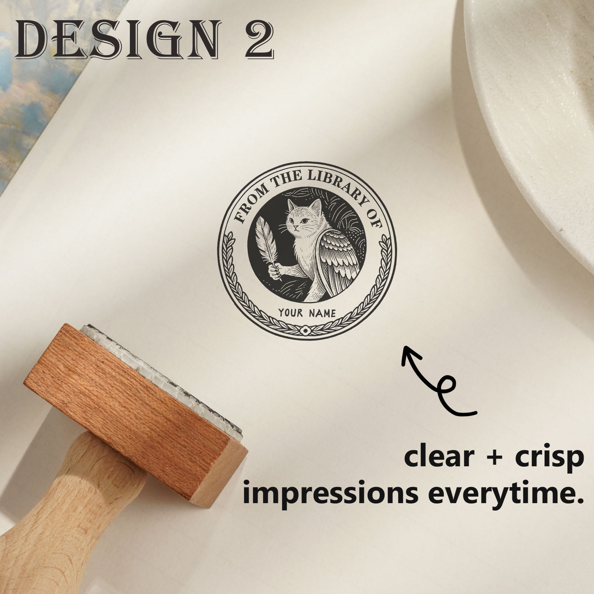 Minimalist Wood Craft Stamp