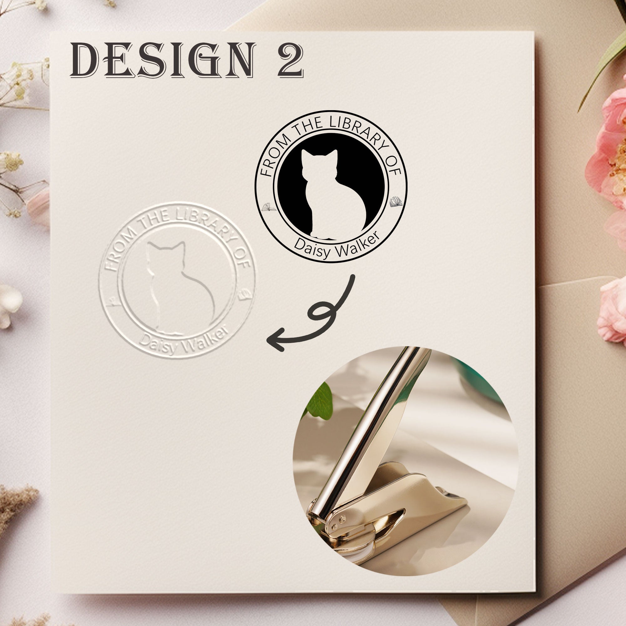 Custom Modern Book Embosser