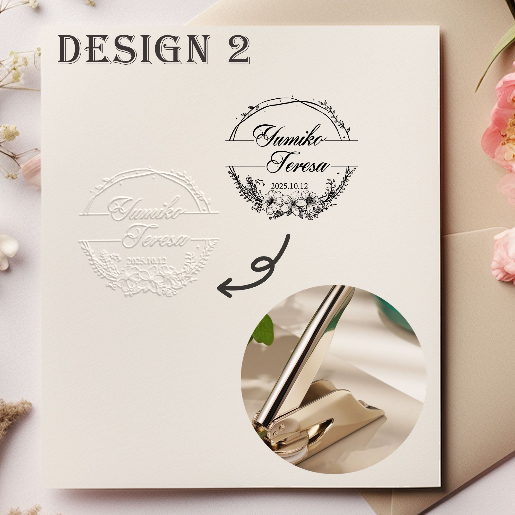 Custom Wedding Favor Embosser