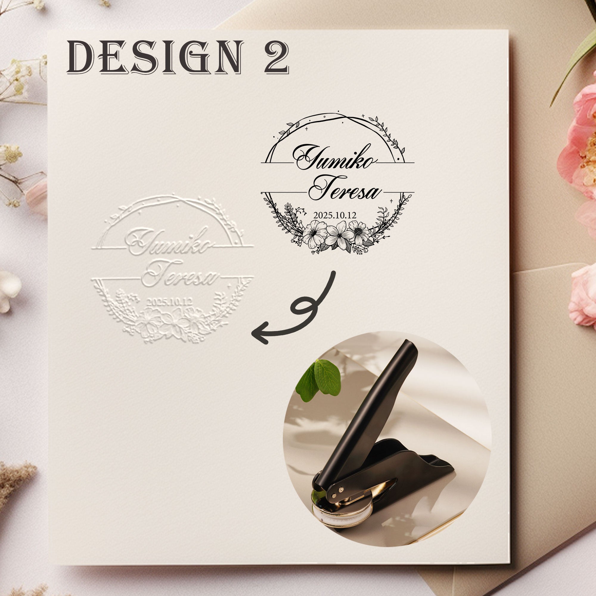Custom Wedding Favor Embosser