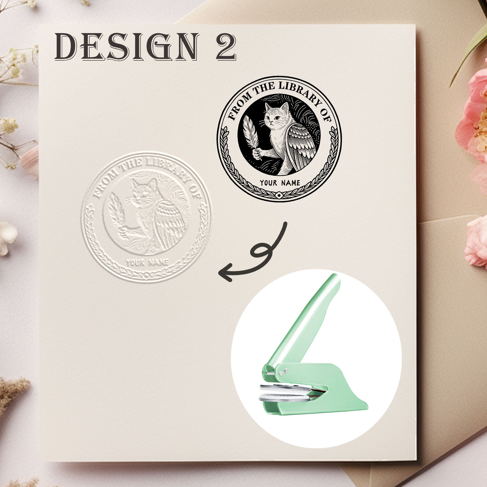 Custom Library Book Embosser