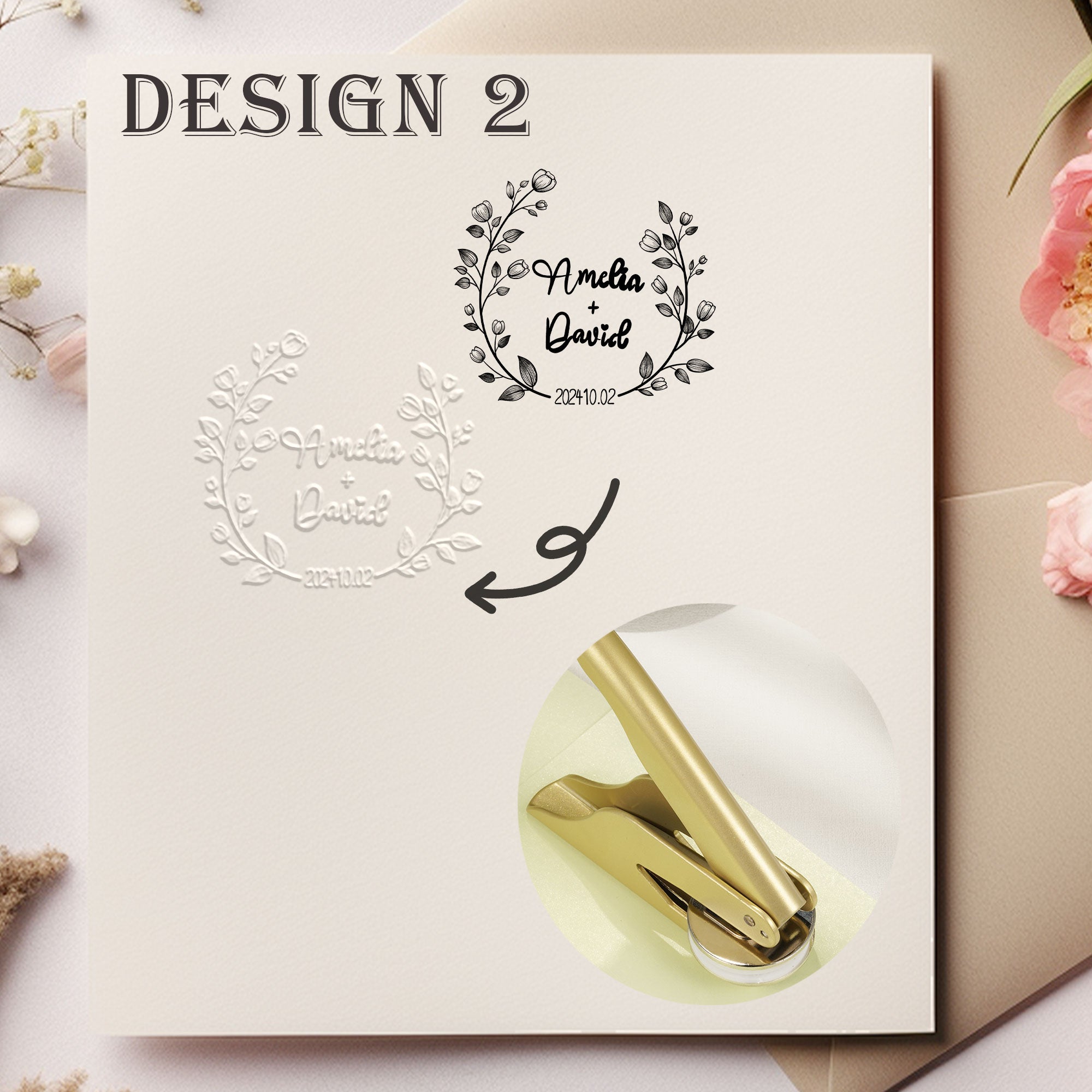 Custom Envelope Wedding Embosser