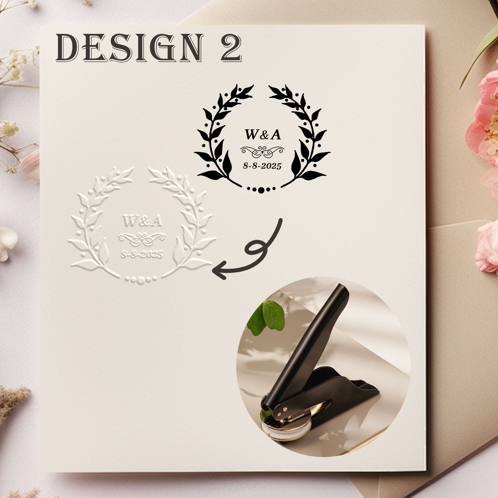Custom Creative Wedding Embosser