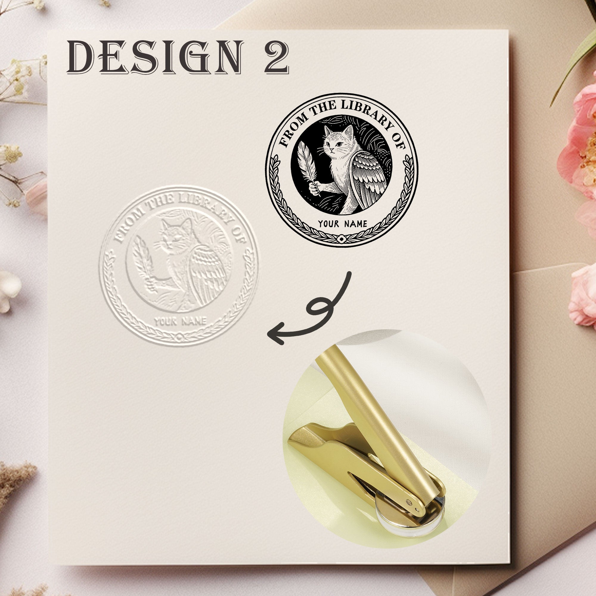 Custom Library Book Embosser