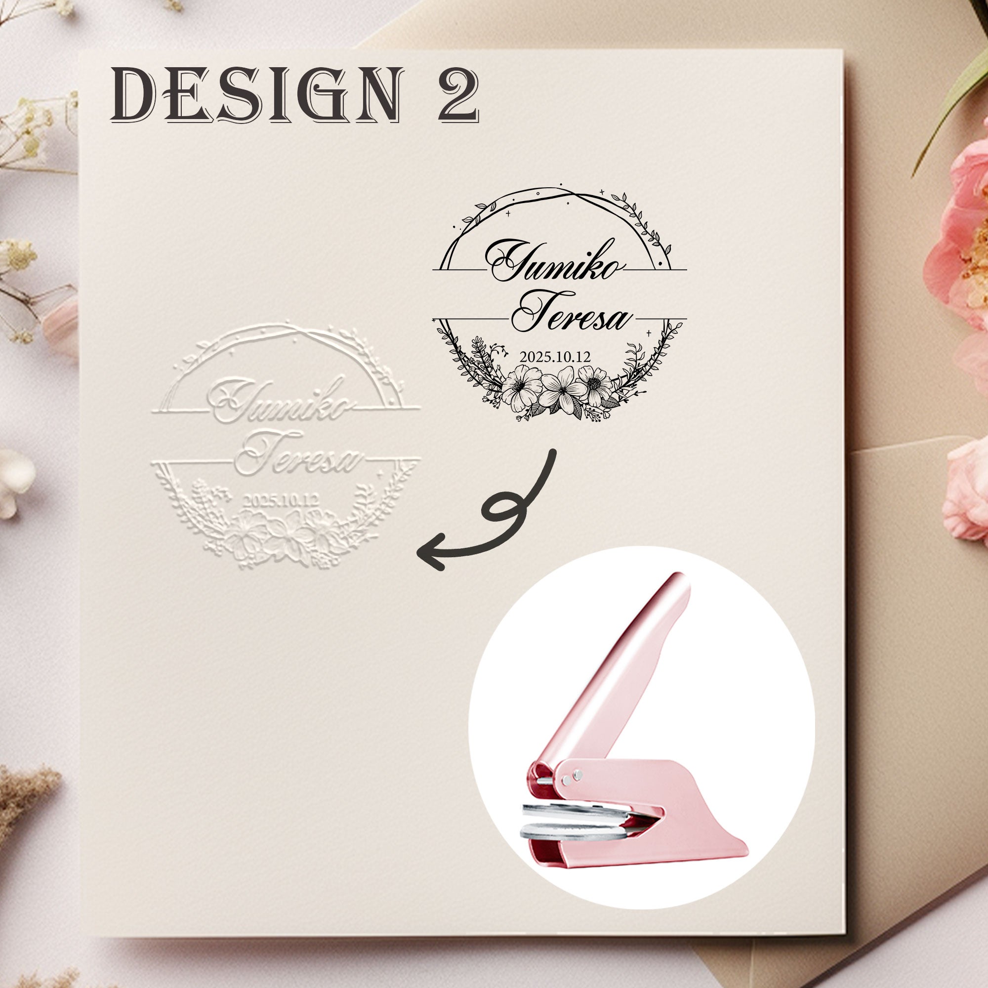 Custom Wedding Favor Embosser