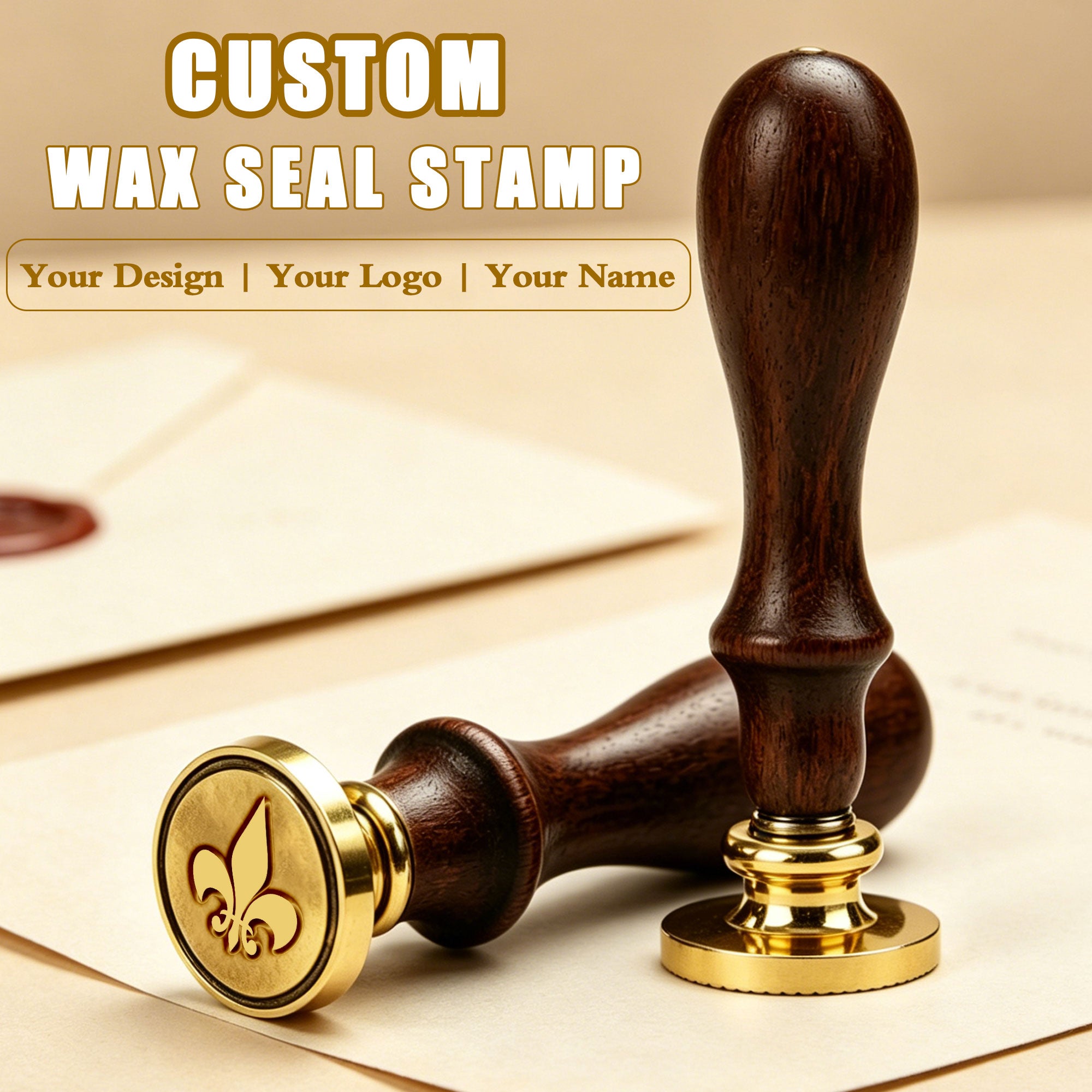 Sealing wax seal custom craft stamp
