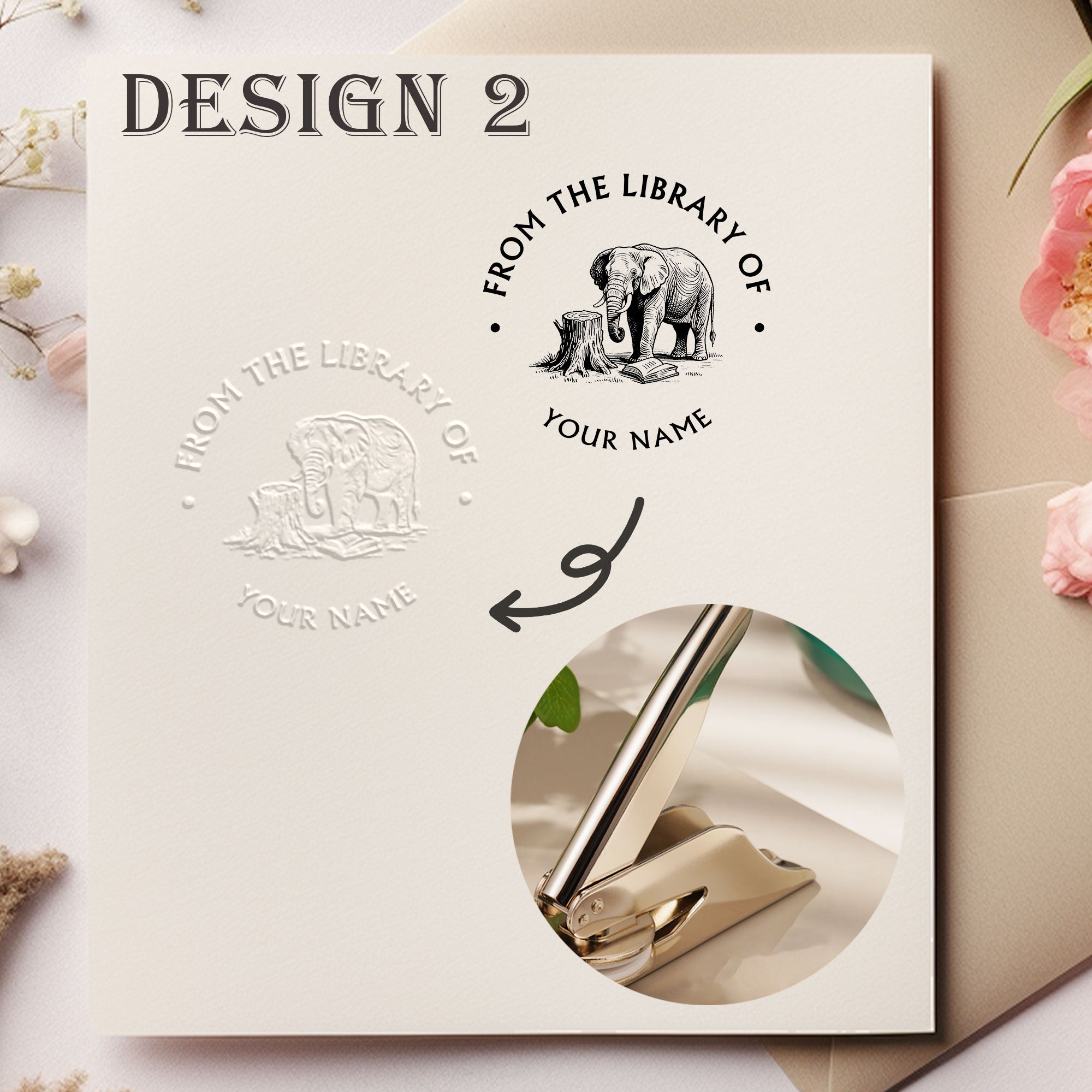 Custom Elegant Paper Embosser