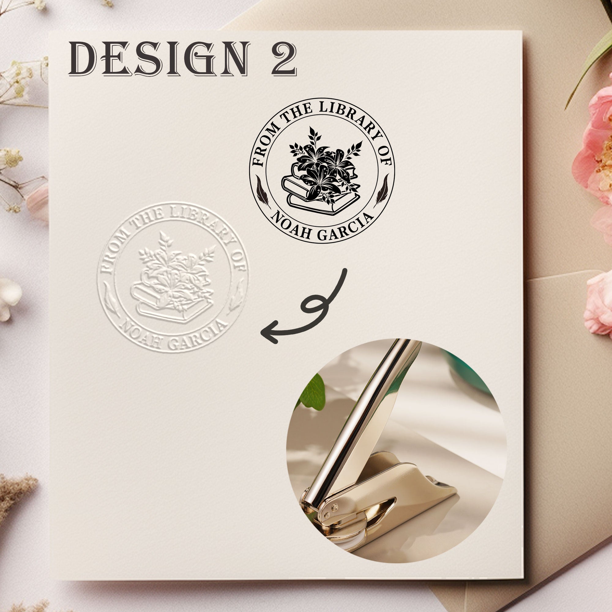 Custom Vintage Invite Embosser