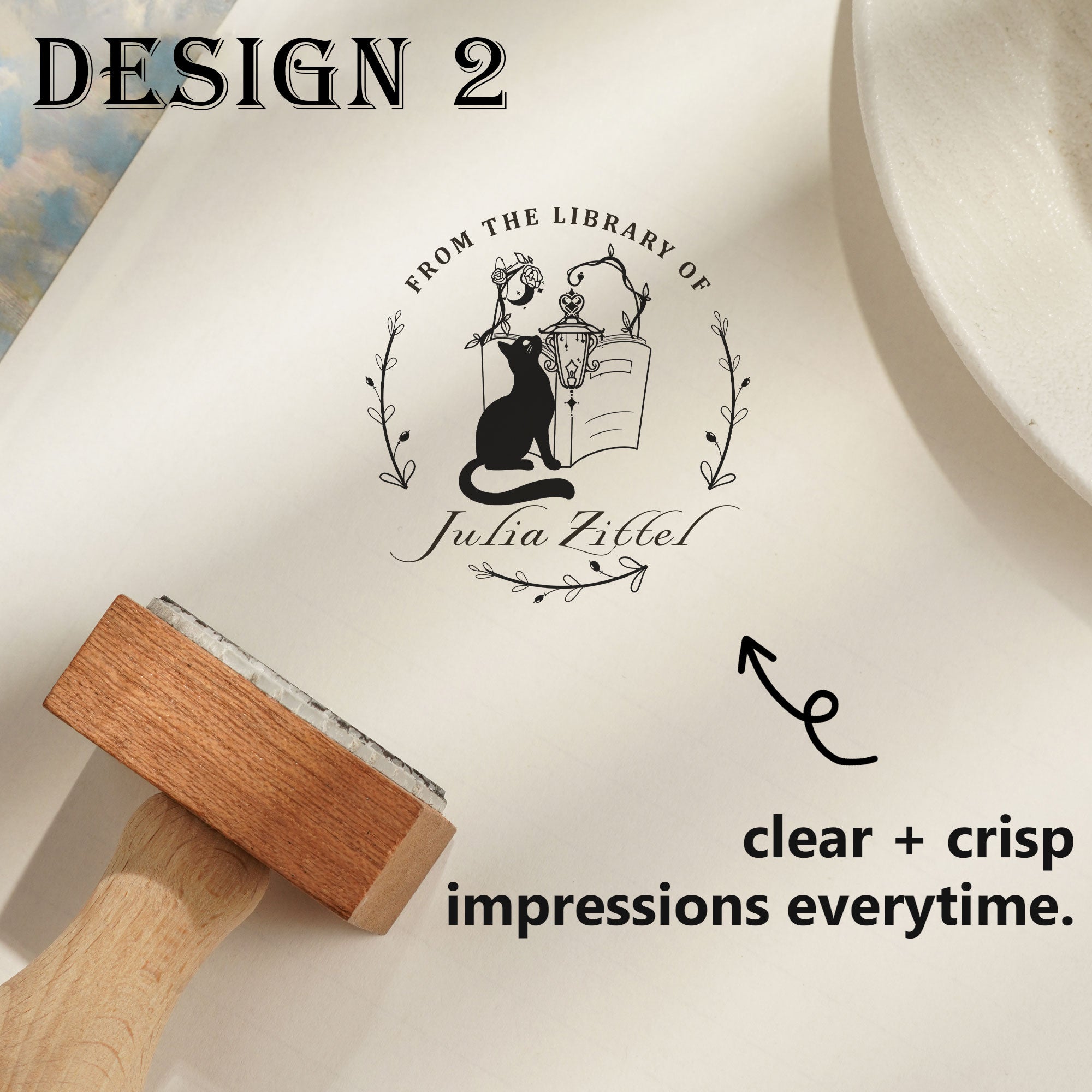 Custom Premium Wood Stamp