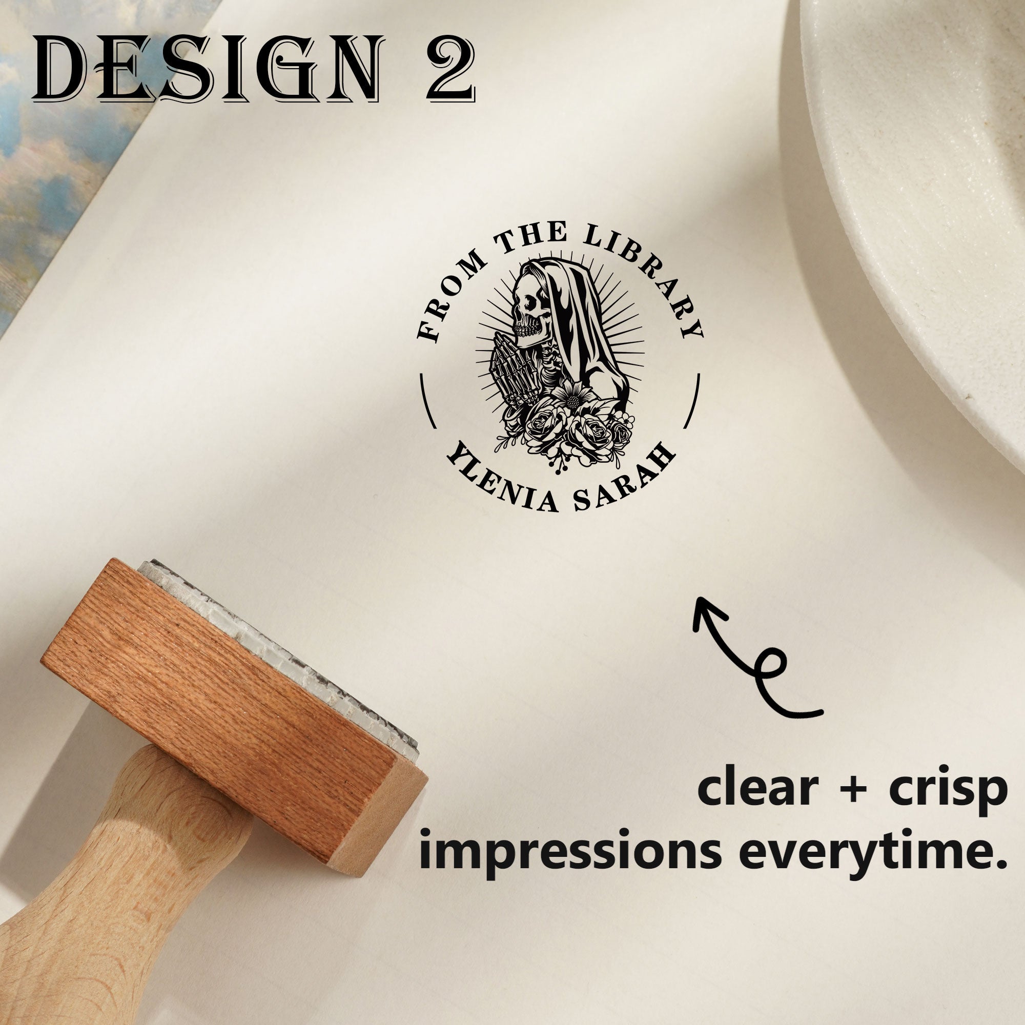 Custom Handcraft Book Stamp