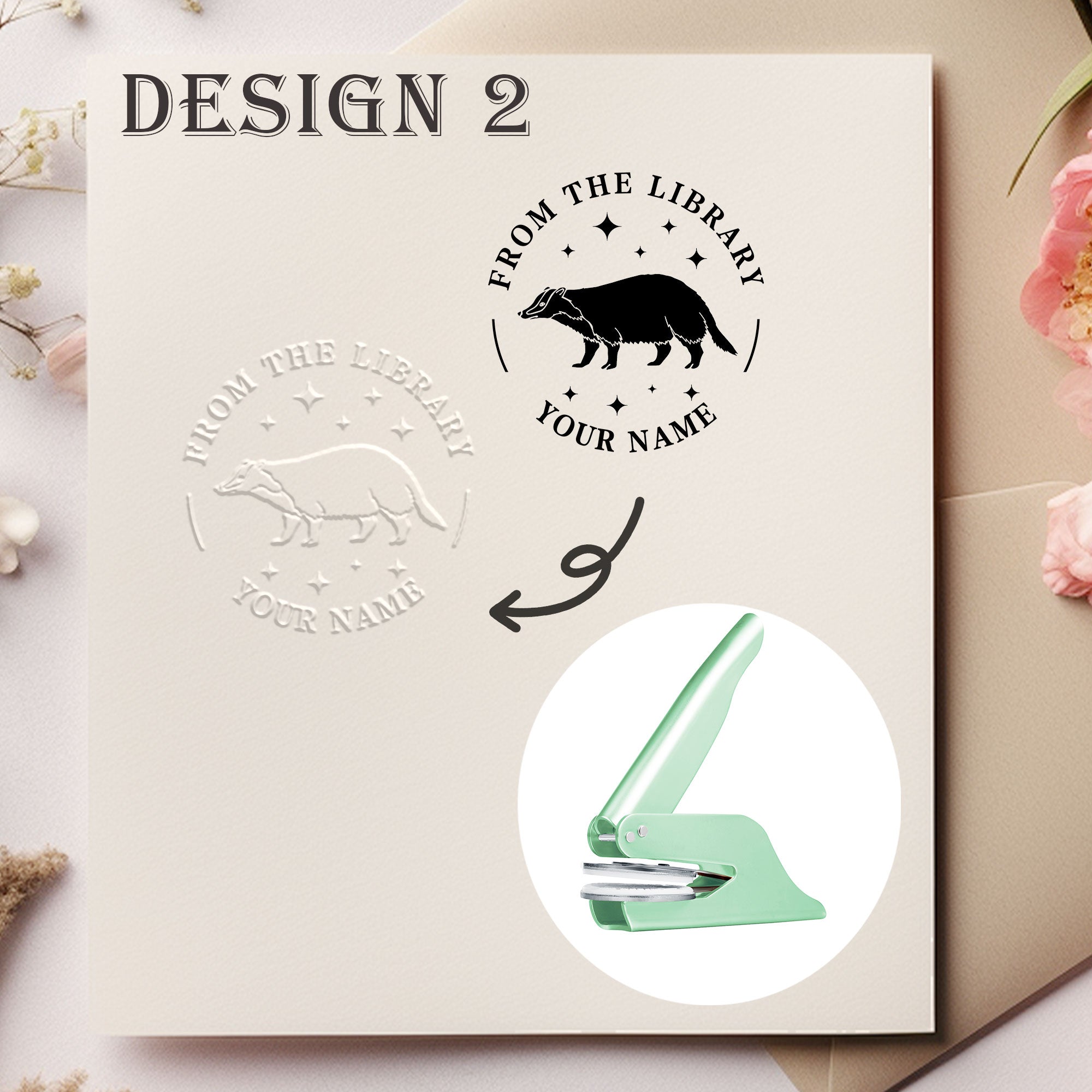 Custom Home Stationery Embosser