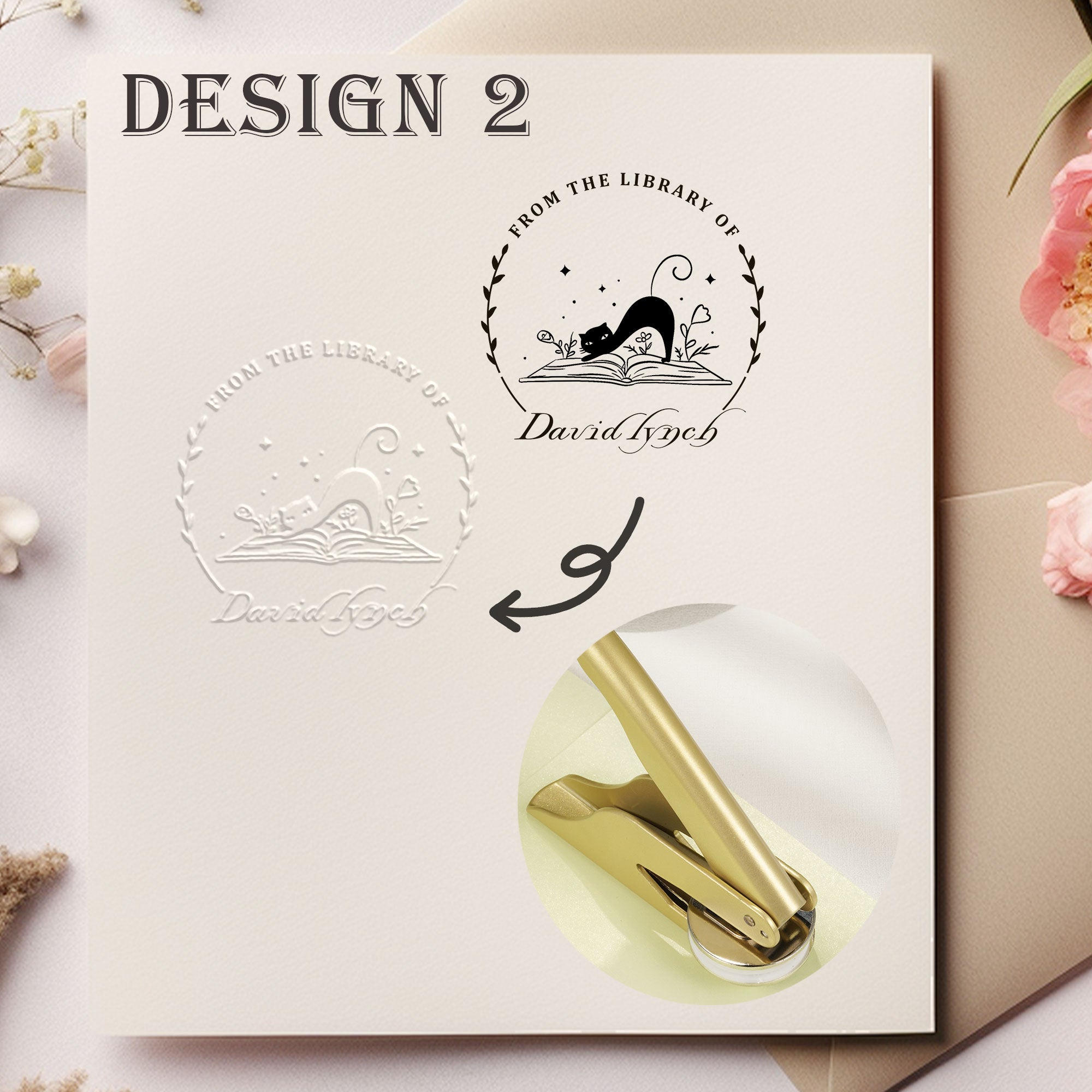 Custom Author Book Embosser
