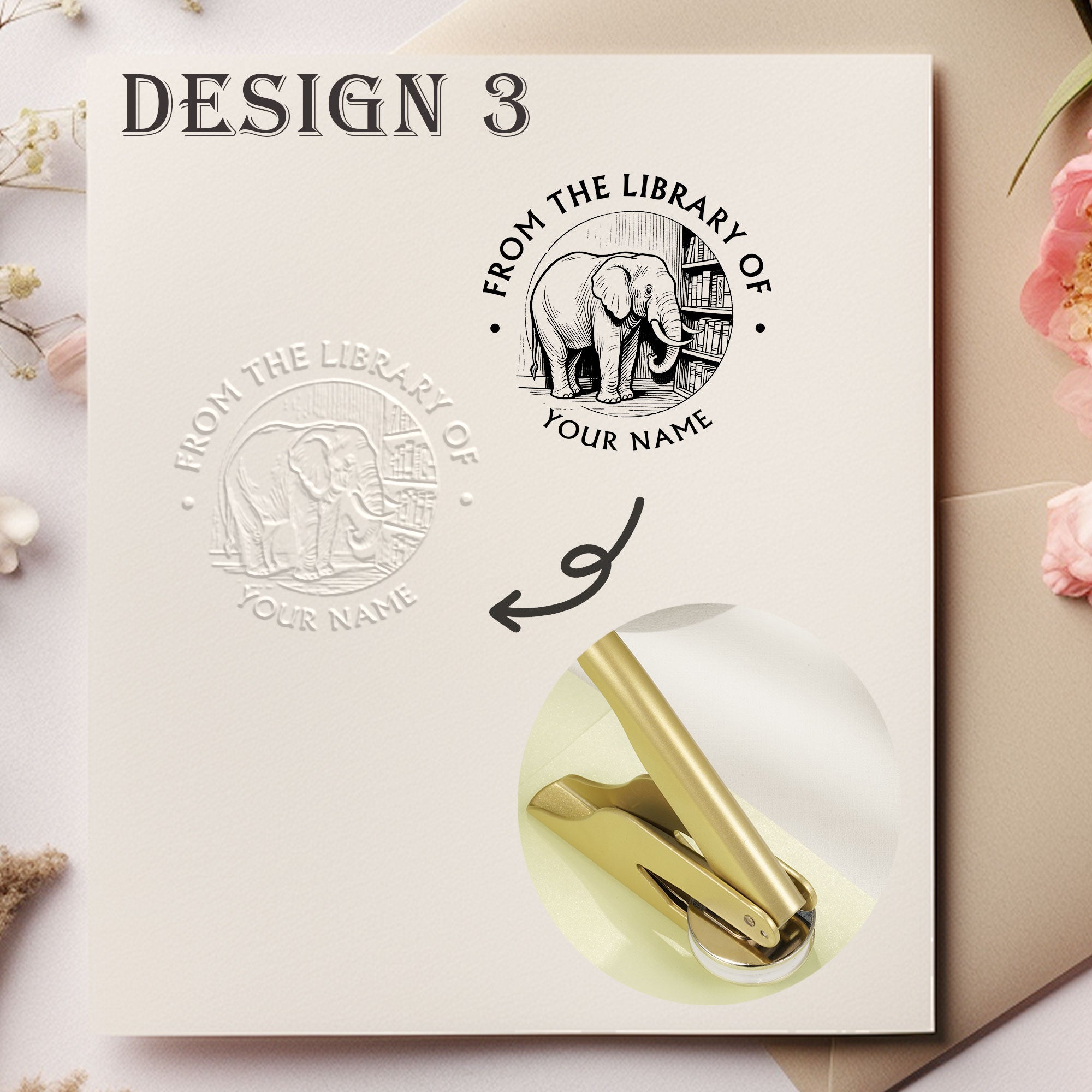 Custom Elegant Paper Embosser