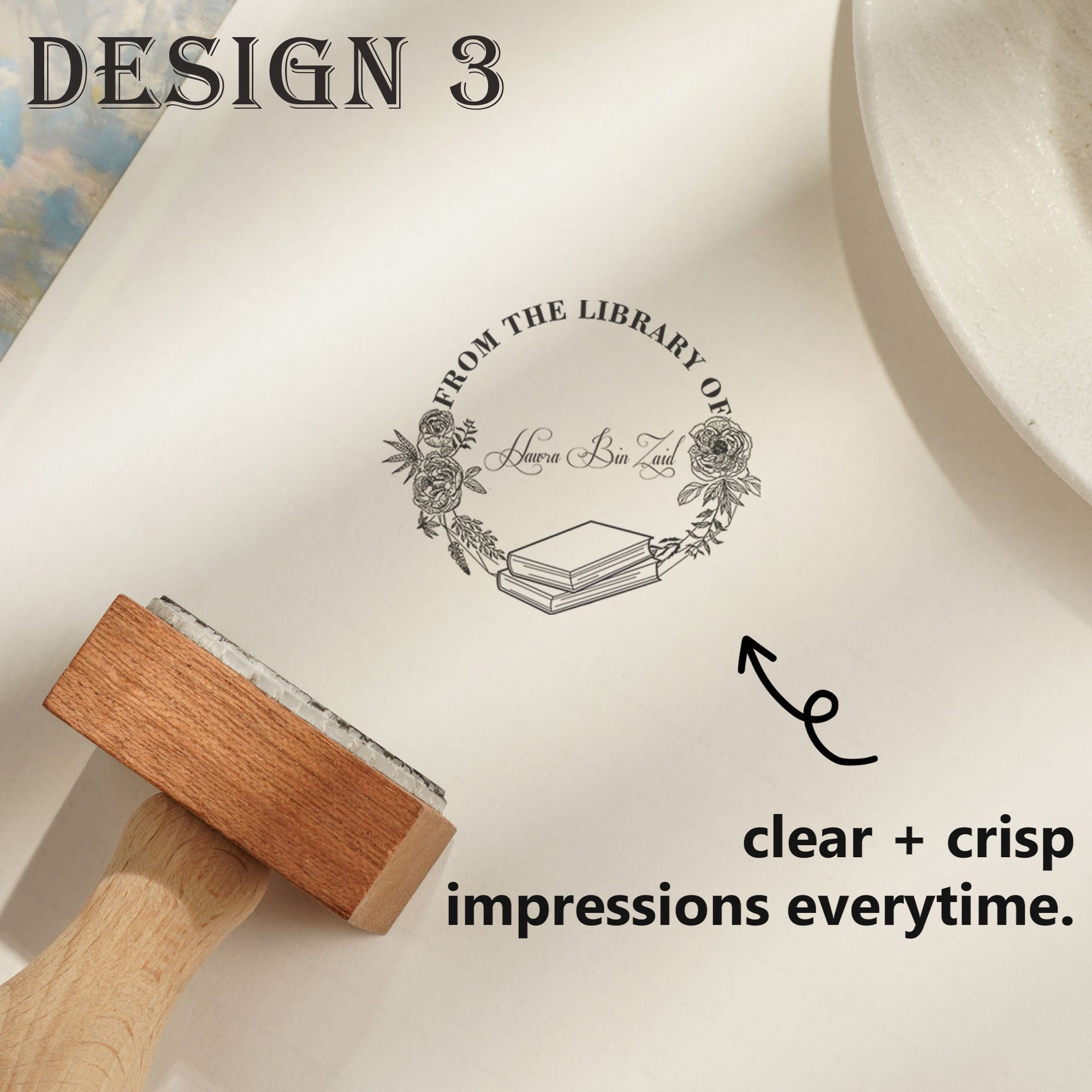 Handmade Decor Wood Stamp