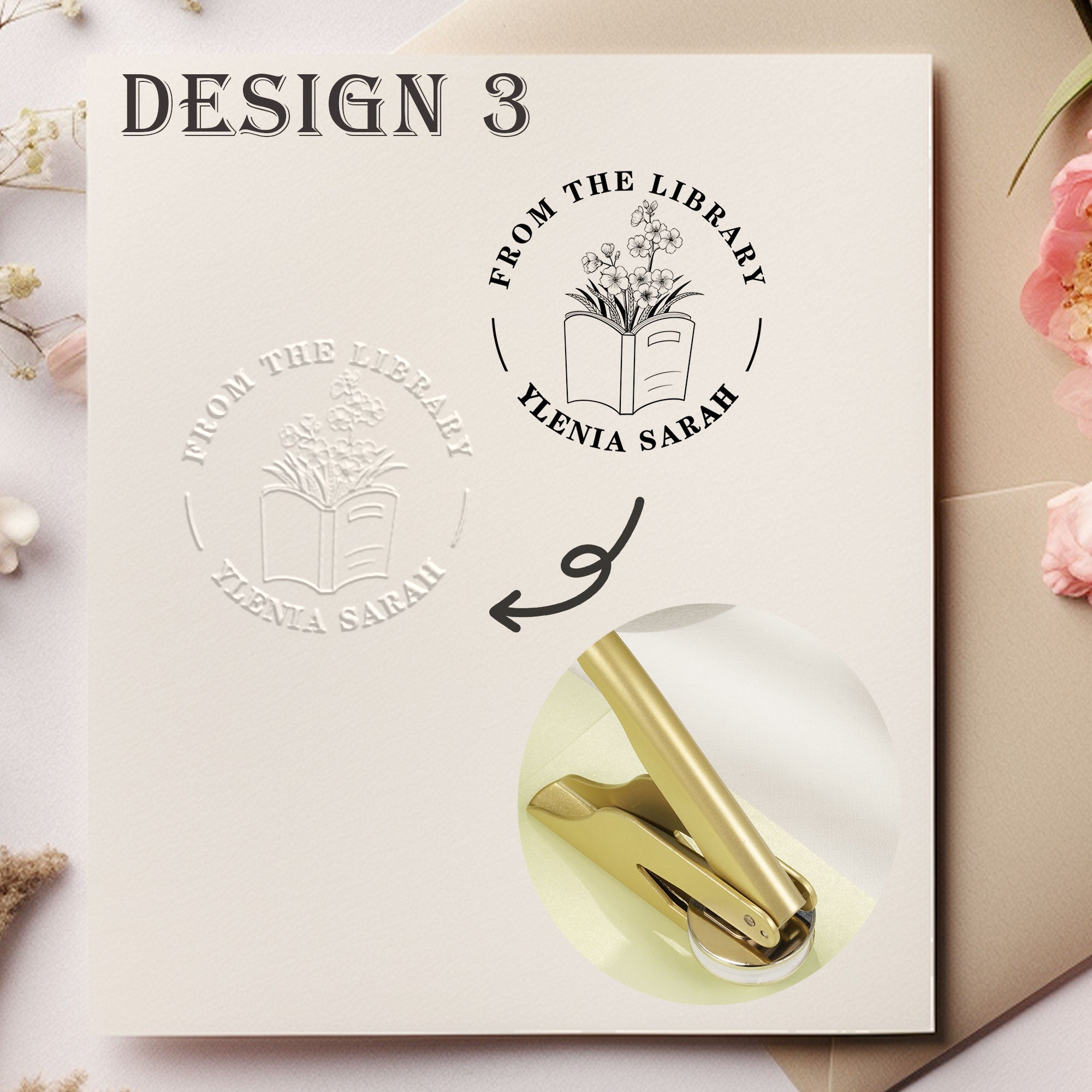 Custom School Book Embosser