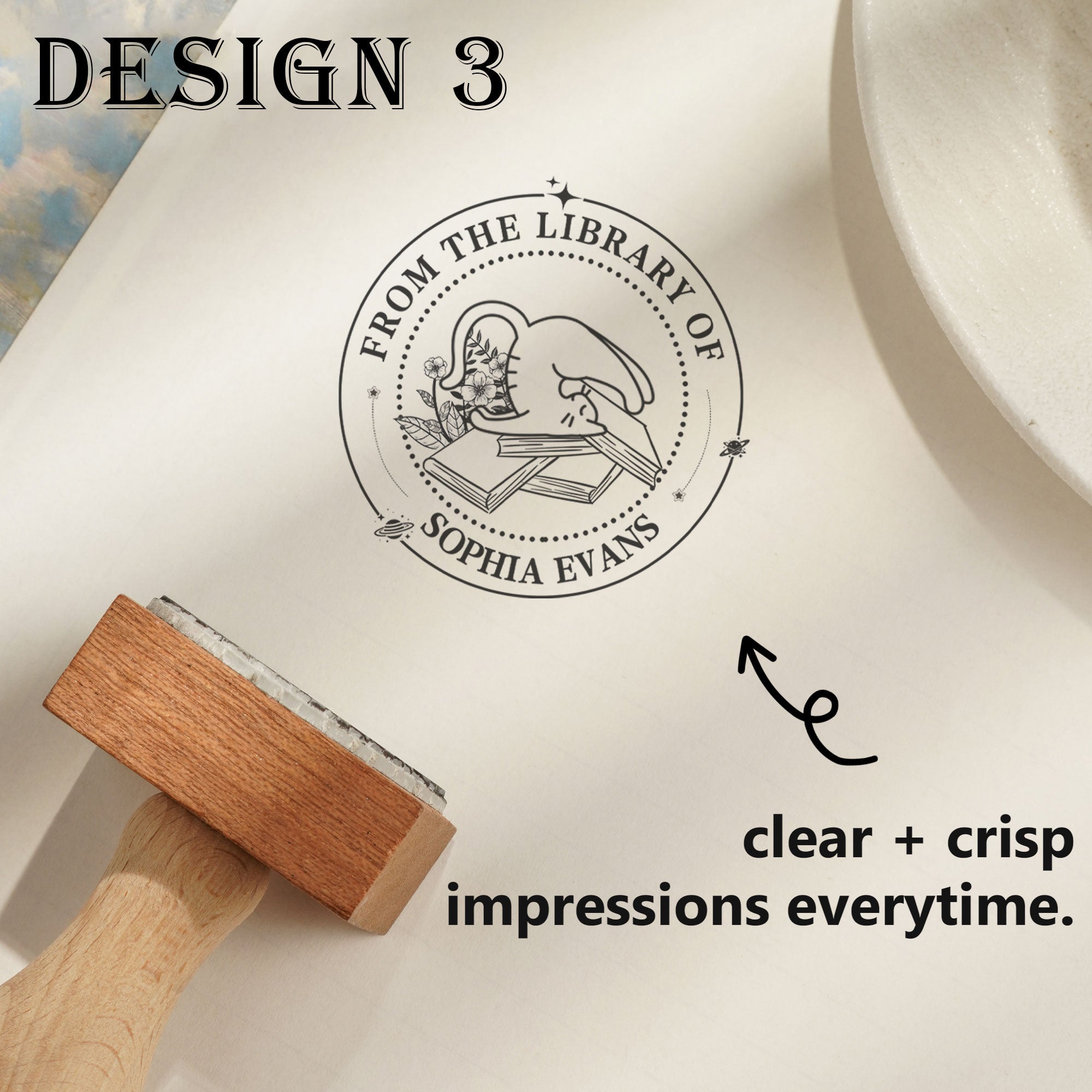 Custom Private Library Stamp