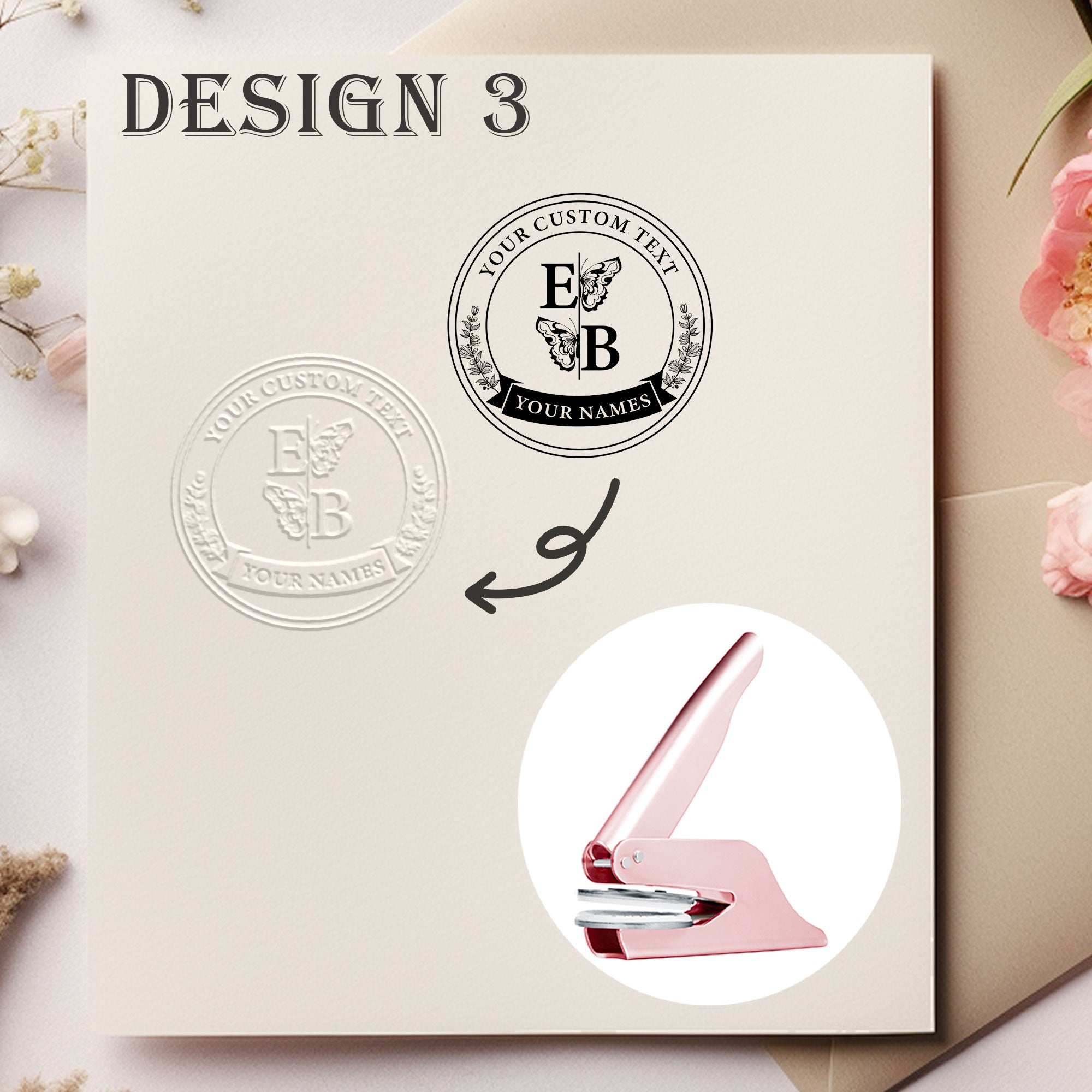 Custom Home Stationery Embosser