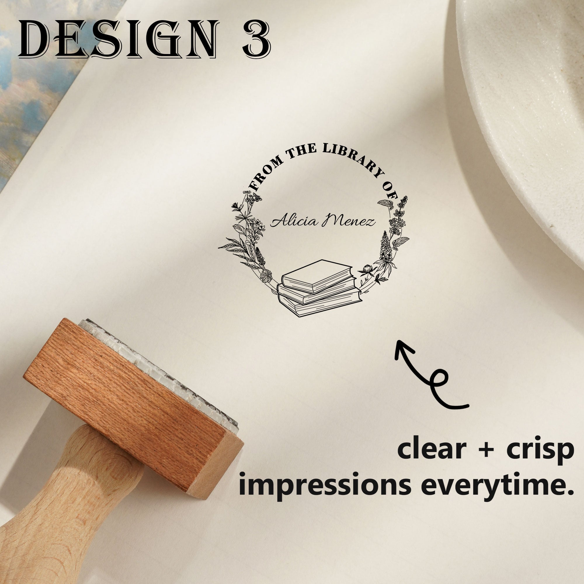 Elegant Craft Rubber Stamp