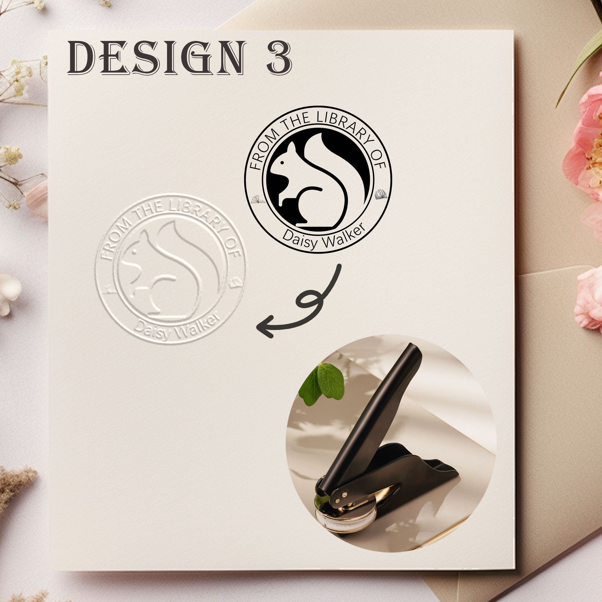Custom Modern Book Embosser