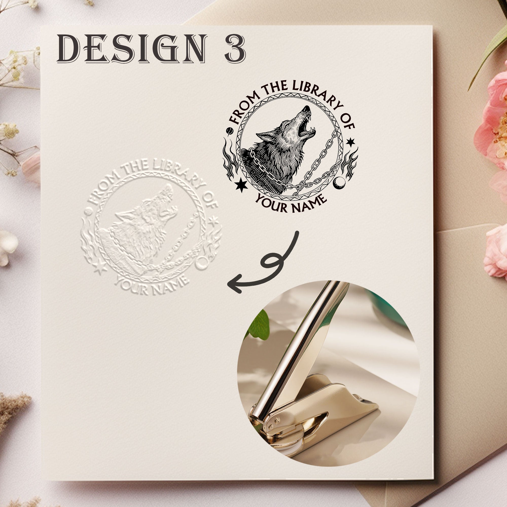 Custom Modern Design Embosser