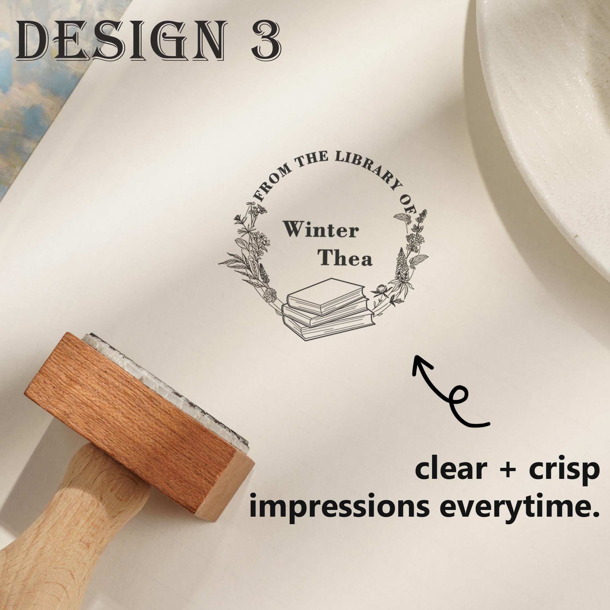 Handcrafted Wooden Craft Stamp