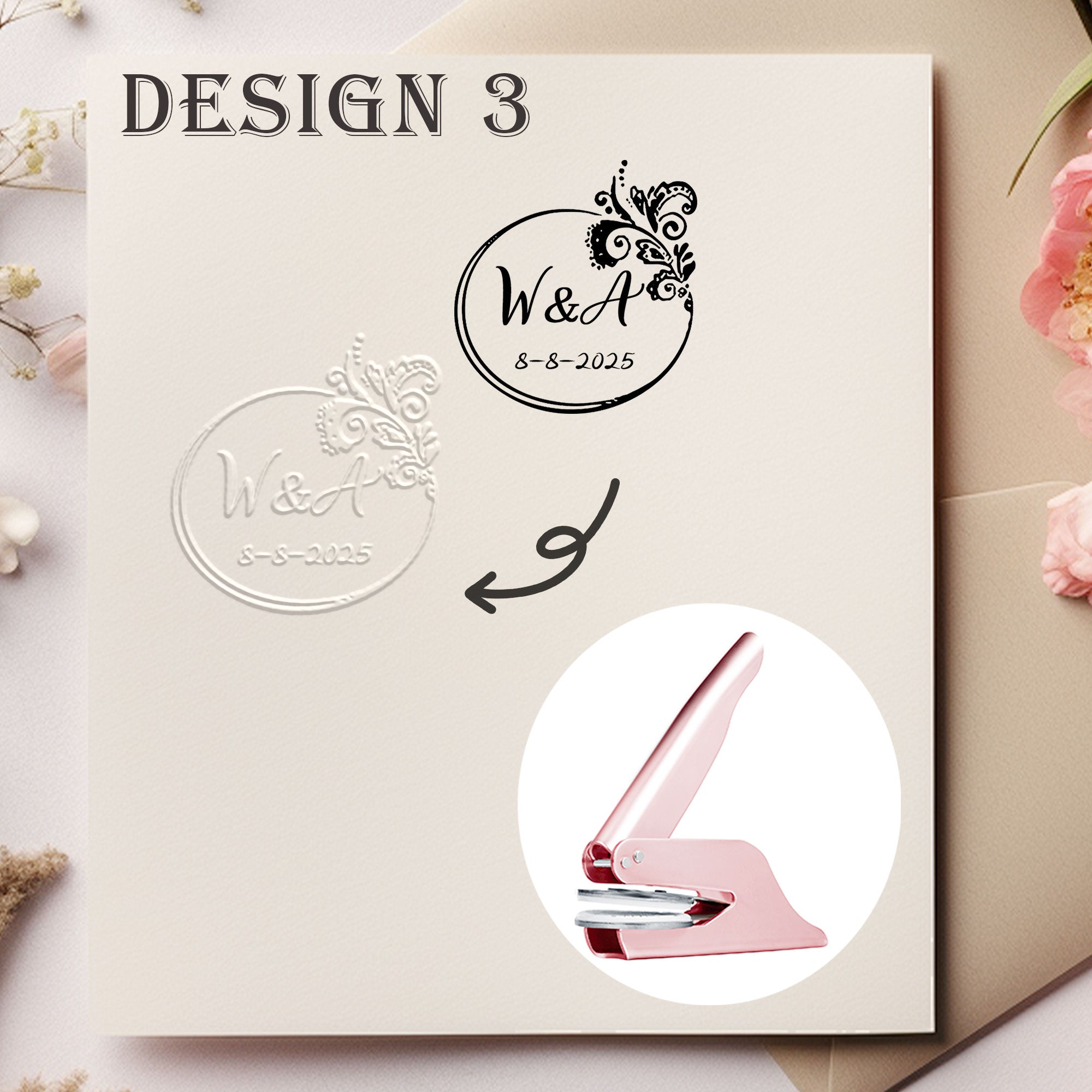 Custom Creative Wedding Embosser
