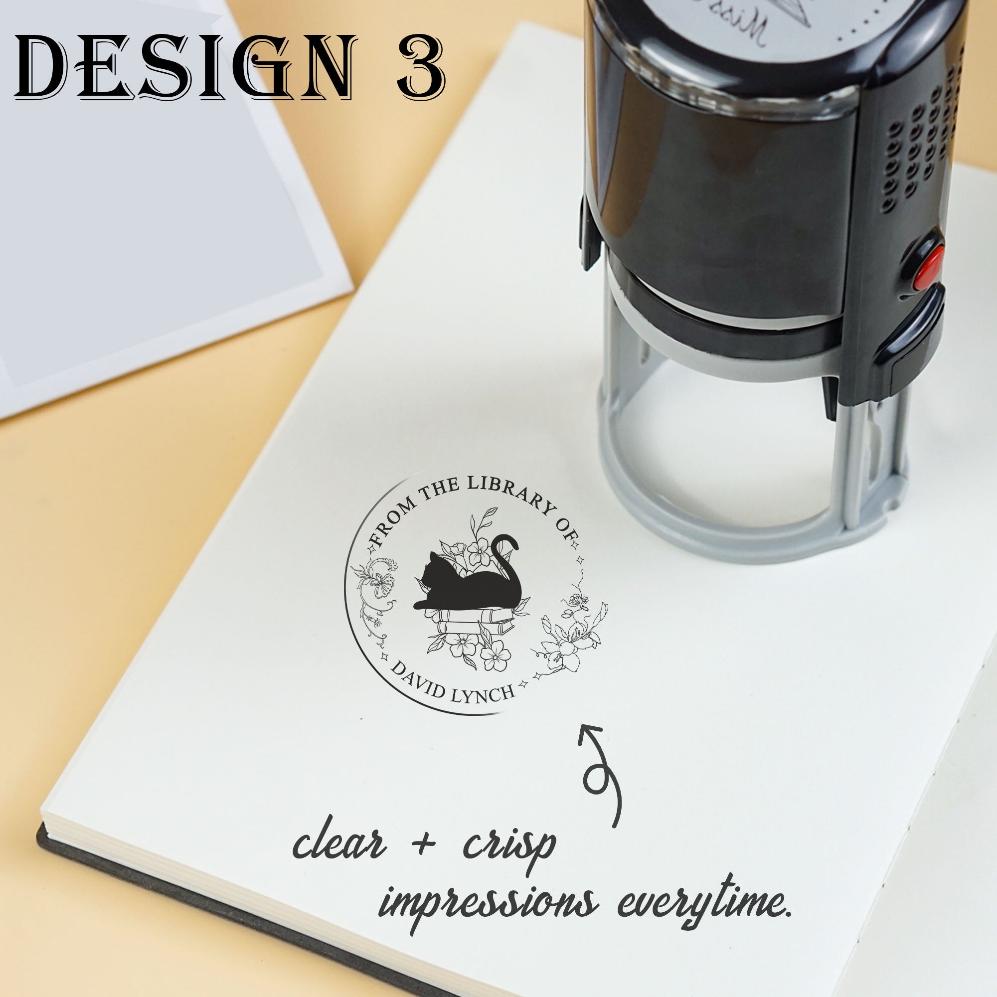 Artistic Self‑inking Stamp