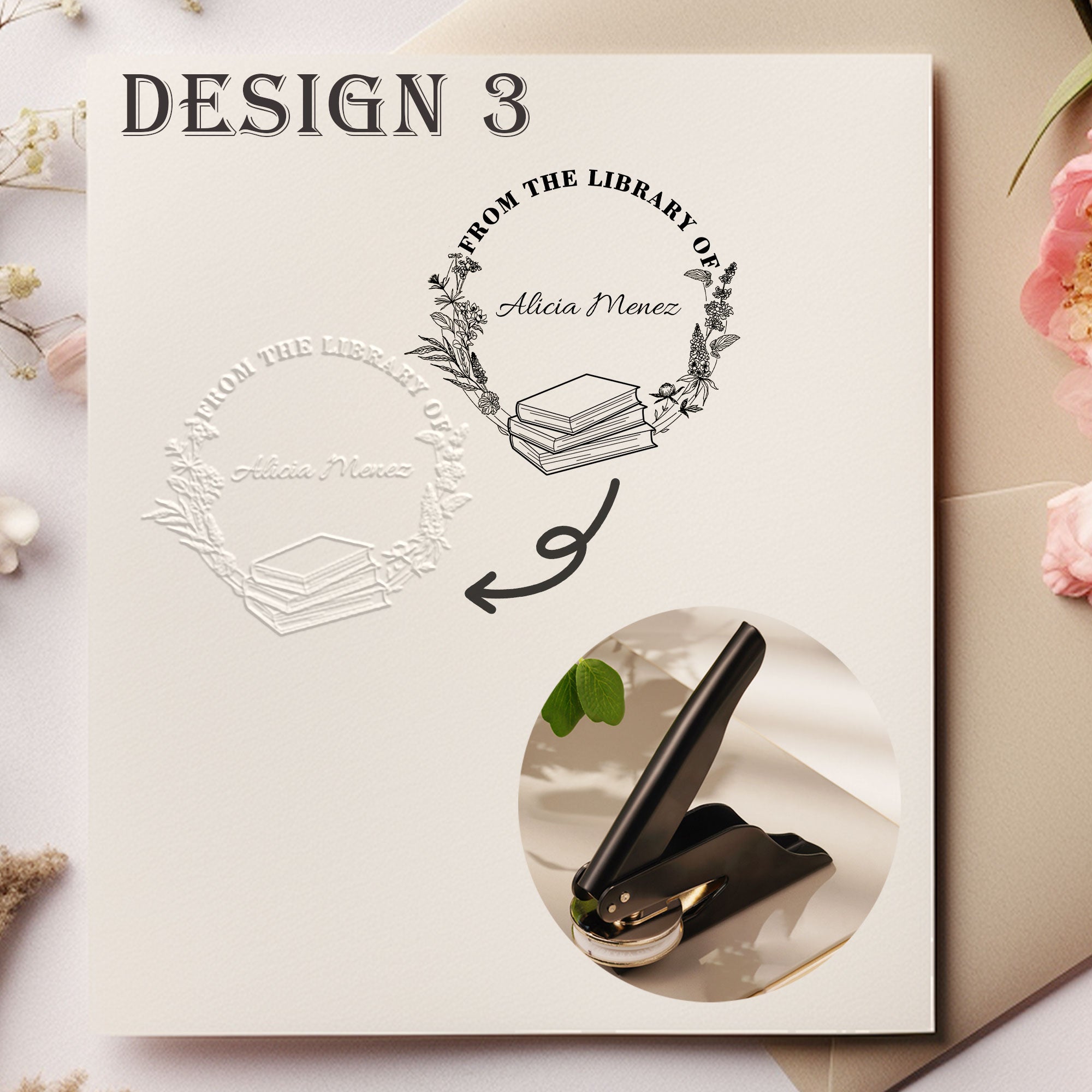 Custom Literary Book Embosser