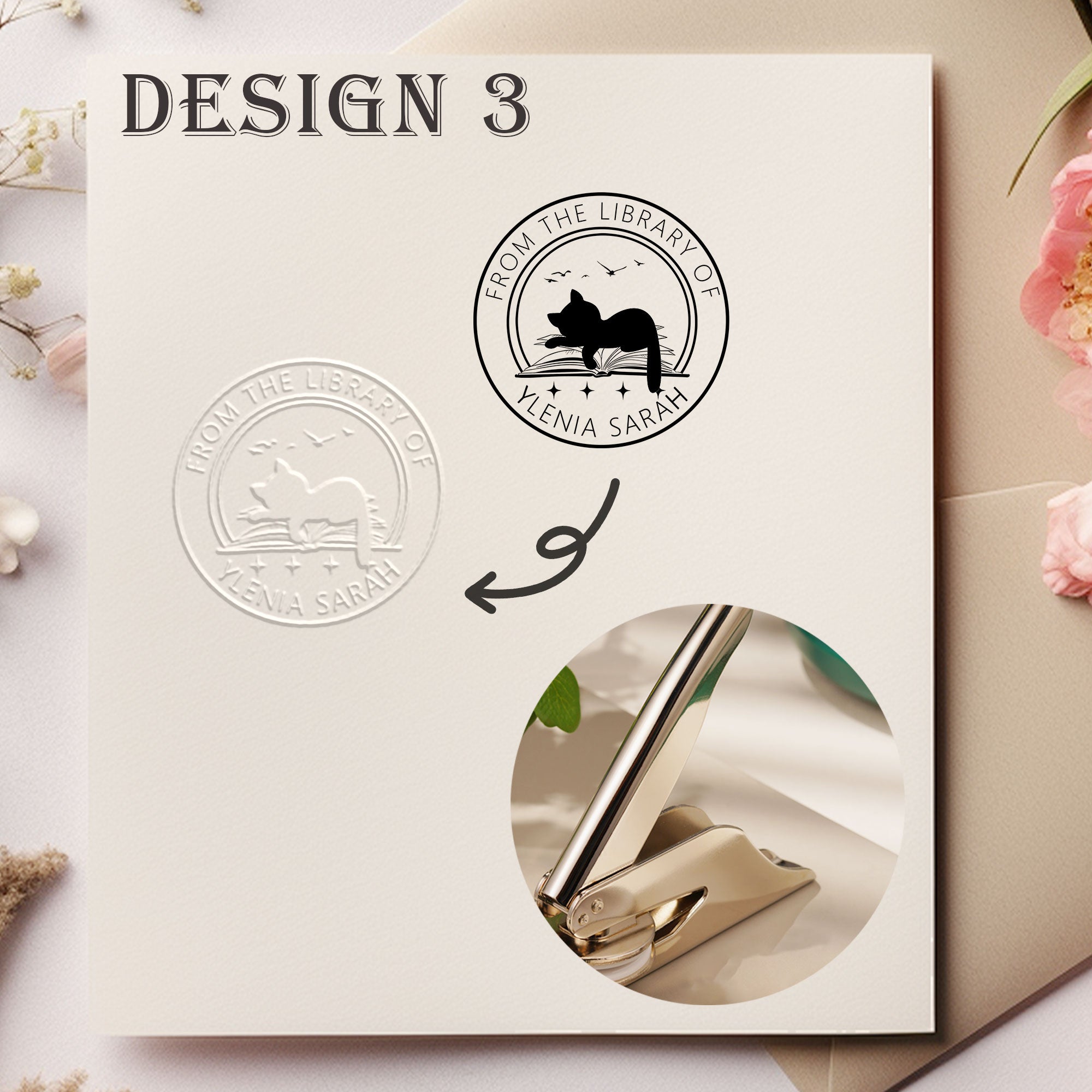 Custom Library Book Embosser