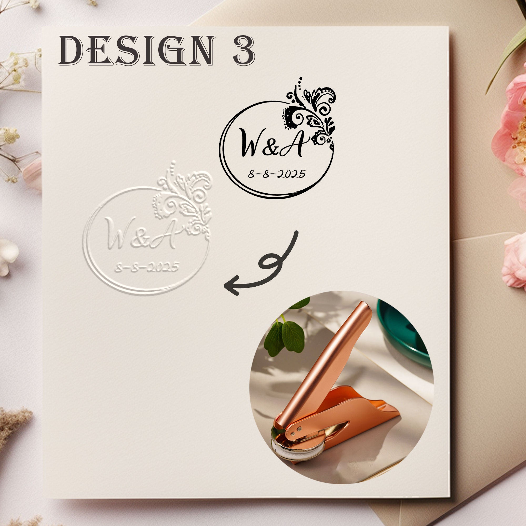 Custom Creative Wedding Embosser