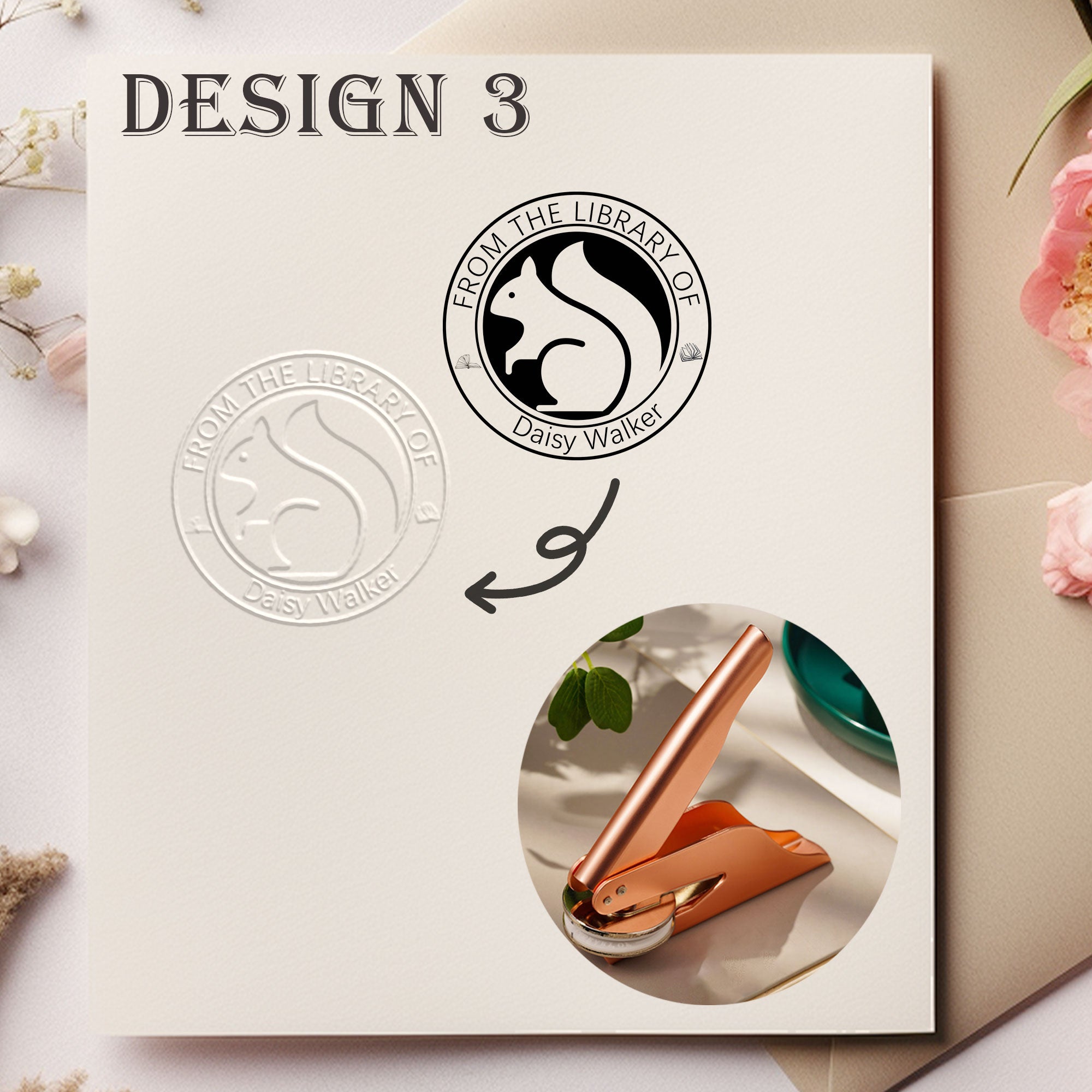Custom Modern Book Embosser